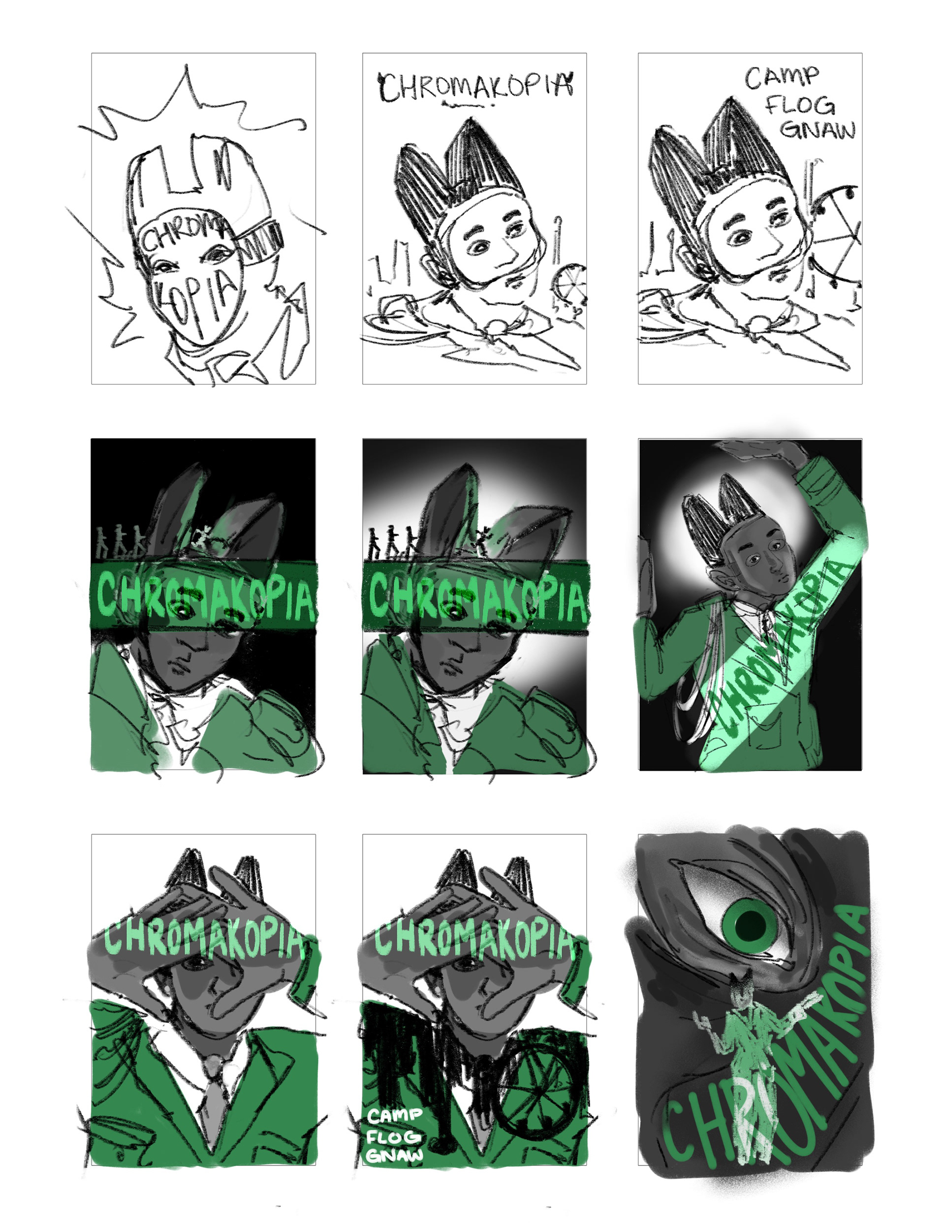Thumbnail Designs for possible posters