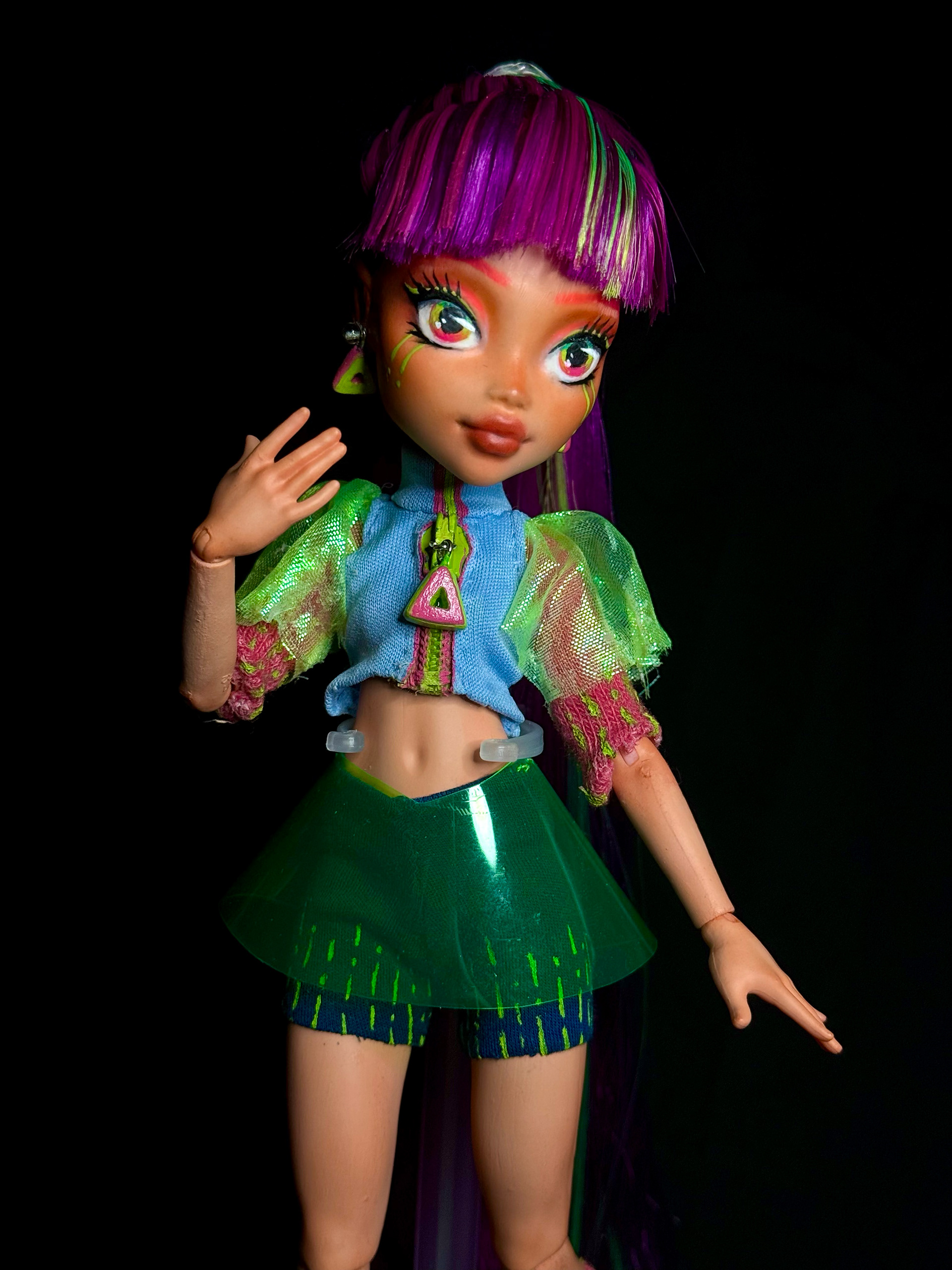 Doll Prototype for Piper Castillo (hand painted, sewn, etc.)