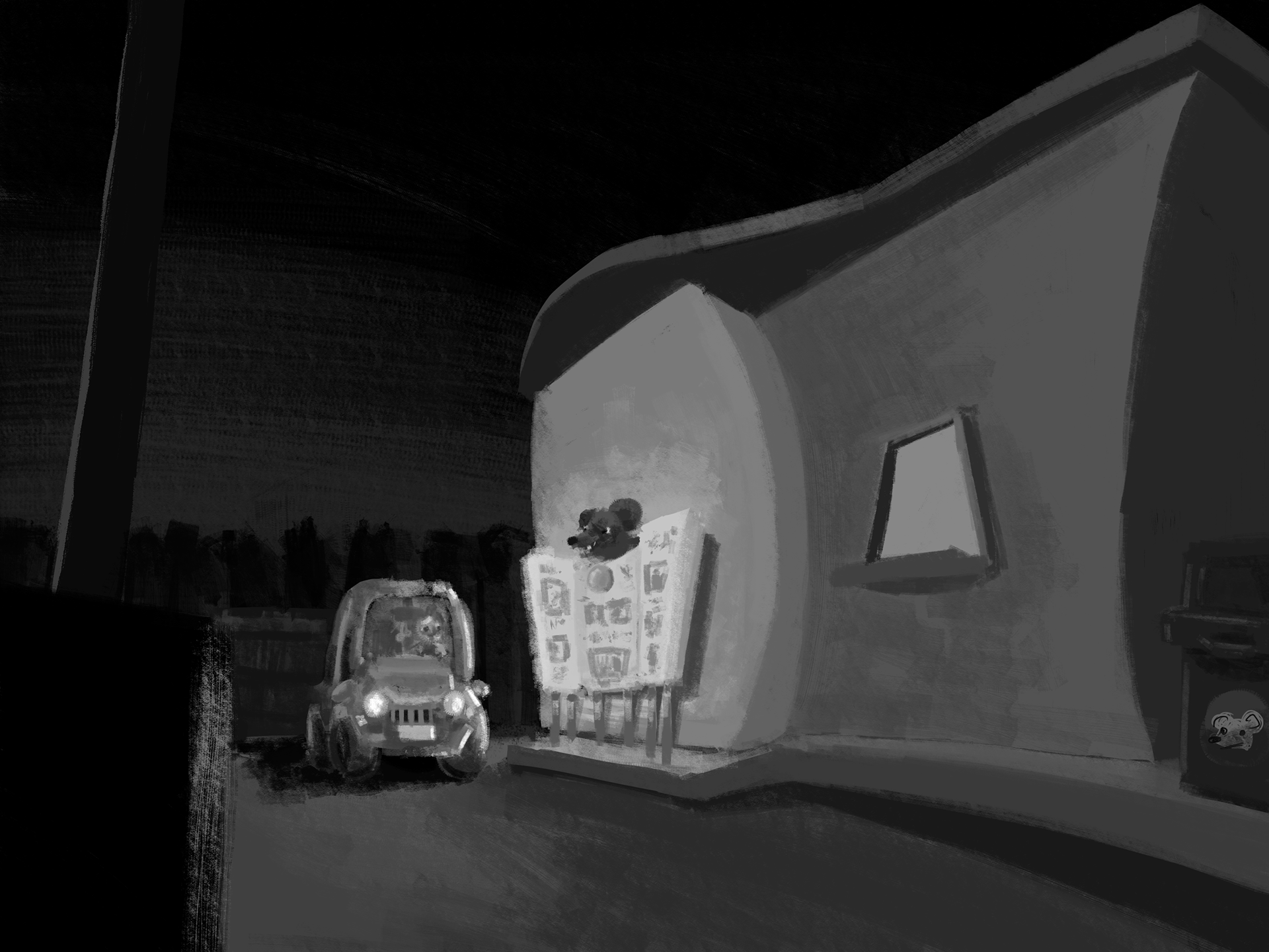 Environment Concept and Lighting Key, Photoshop, 2020