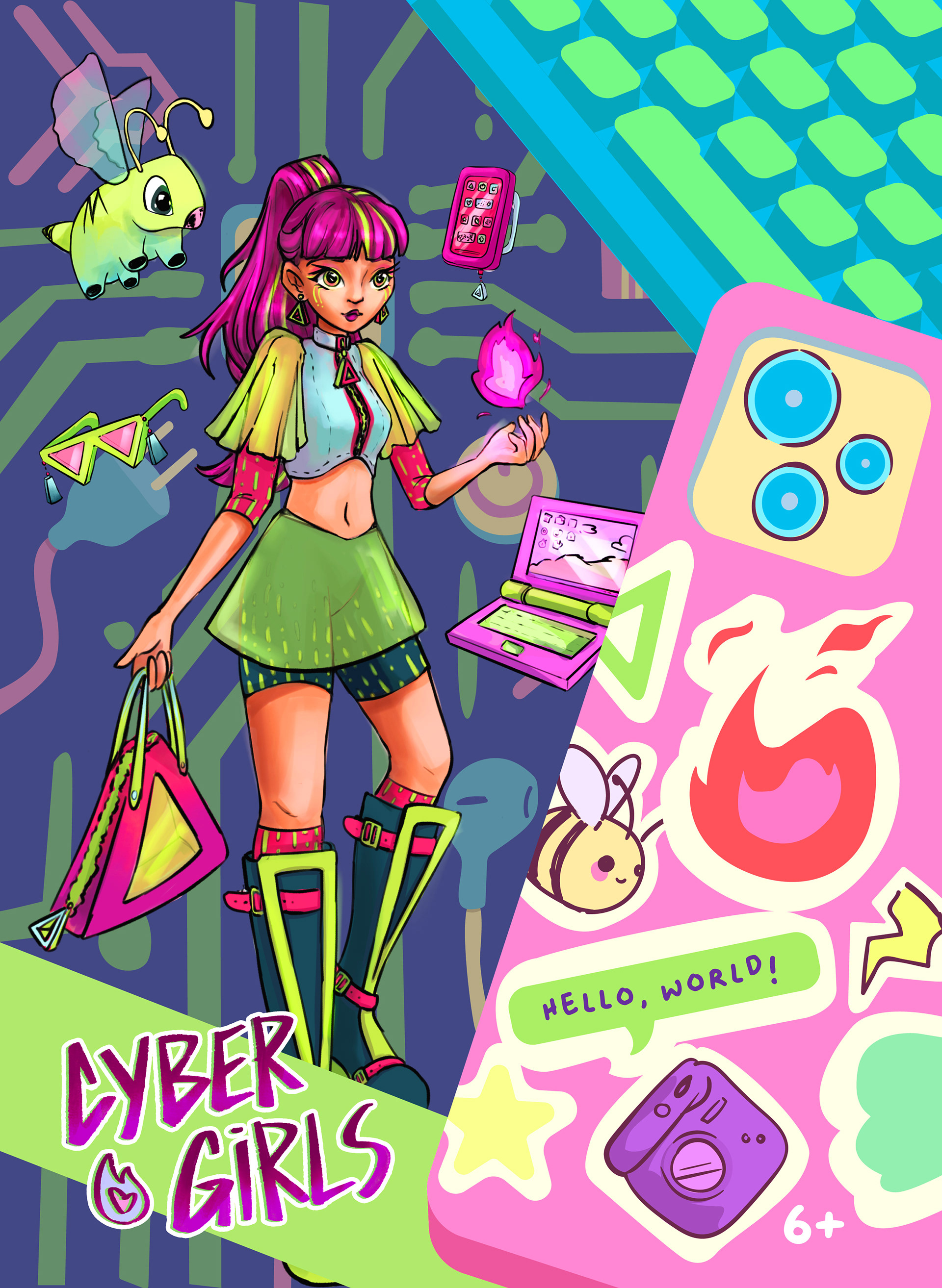 Piper Package Design (Front) with placeholder doll