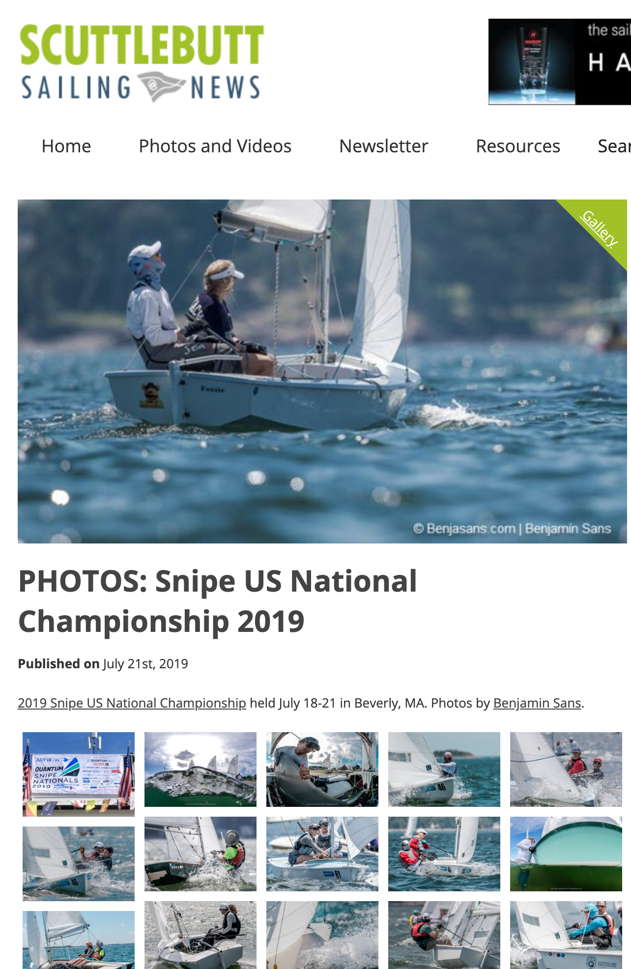 Scuttlebutt Sailing news