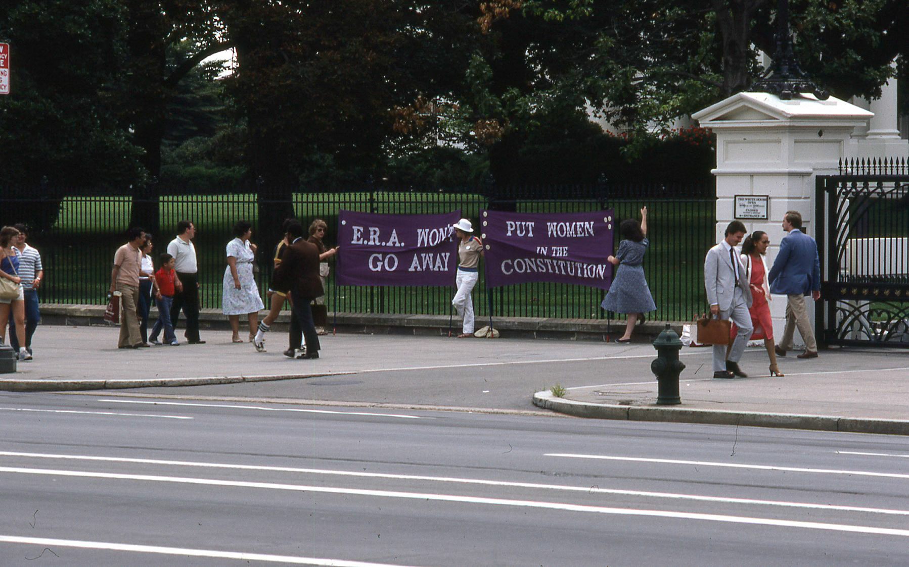 Outside the White House