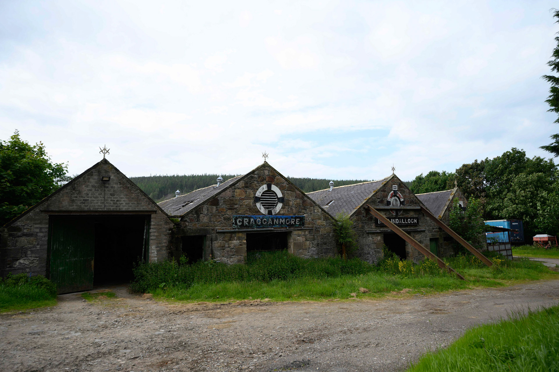Original distillery buildings