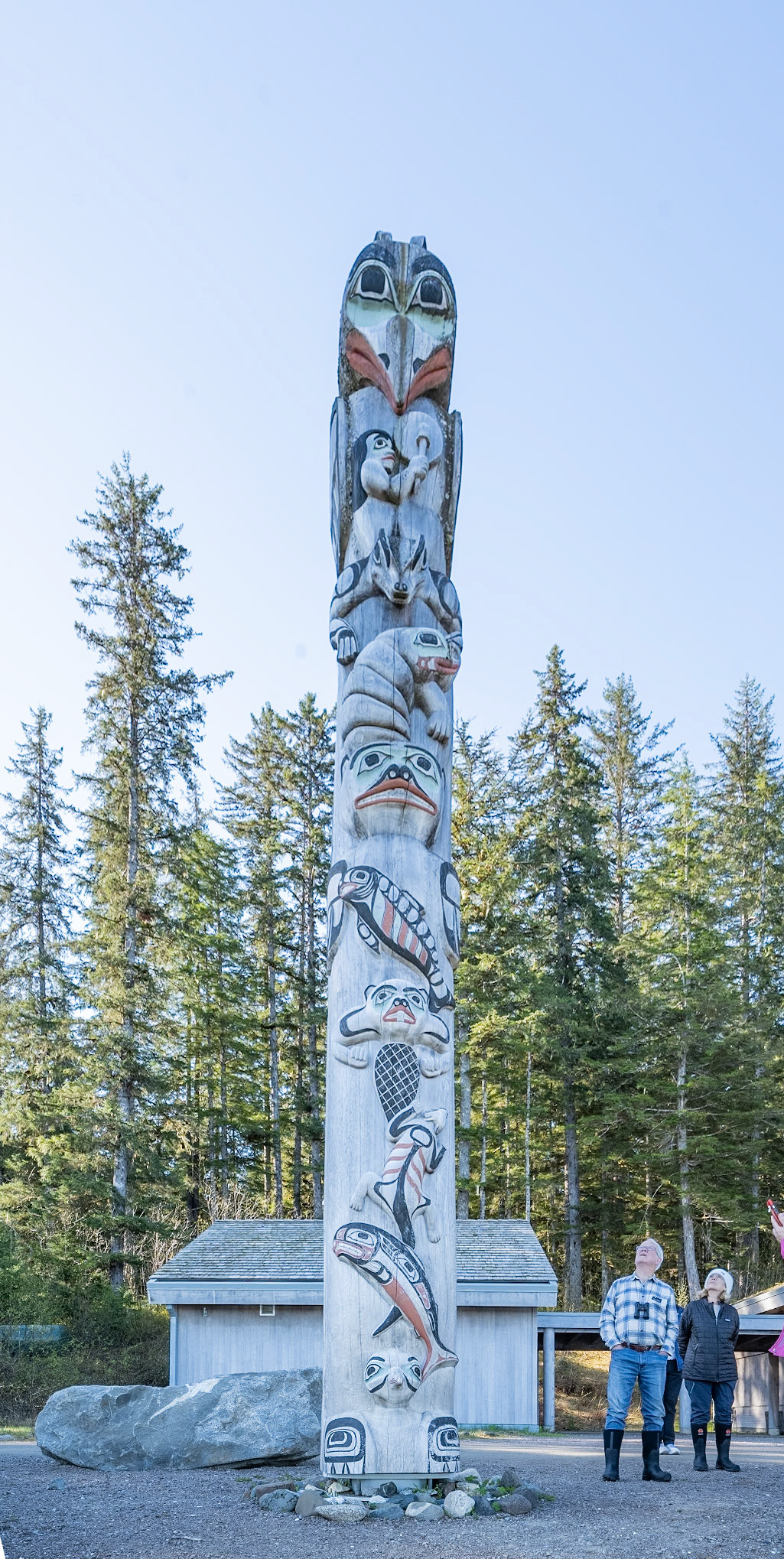 A Tlingit totem pole