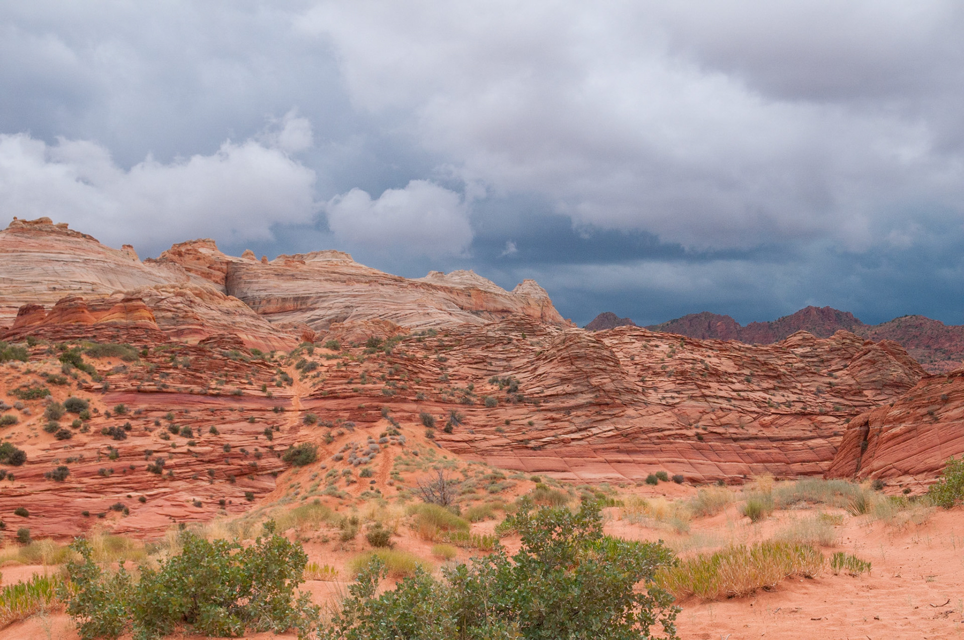 The butte containing The Wave