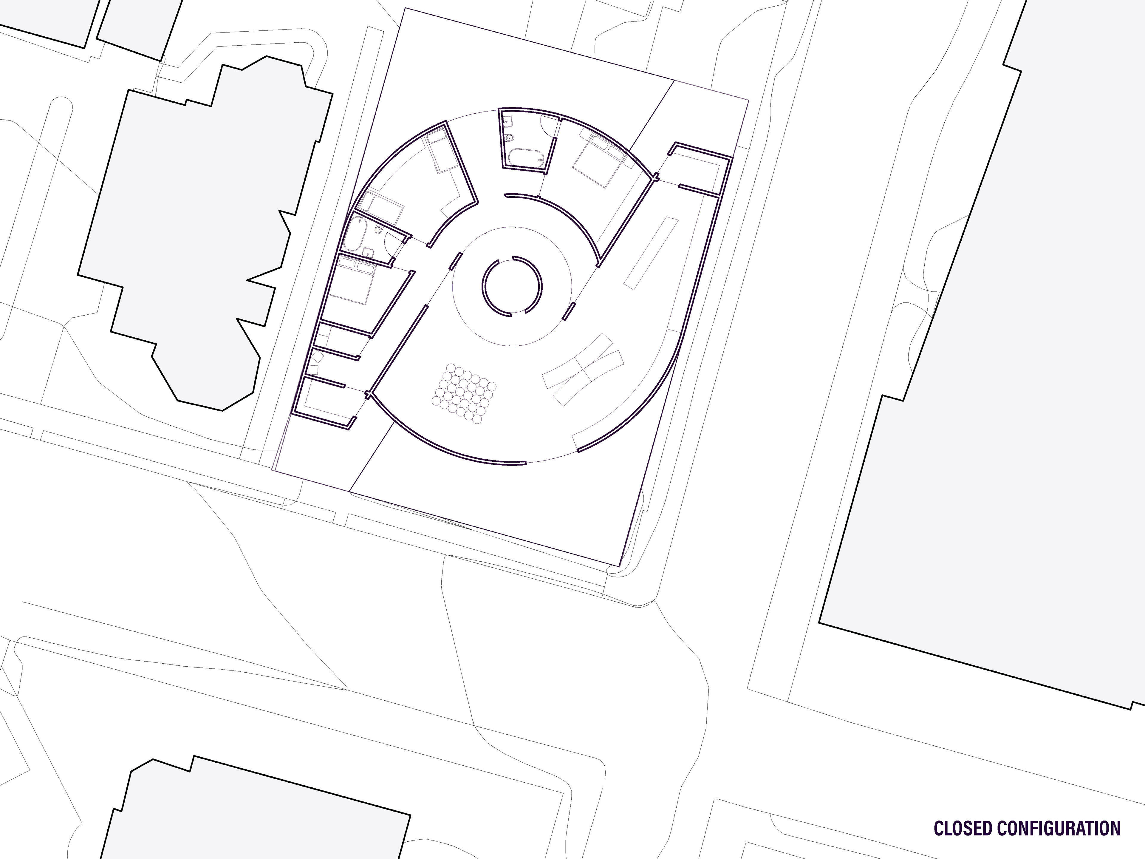 The plan is a formalization of these promenades