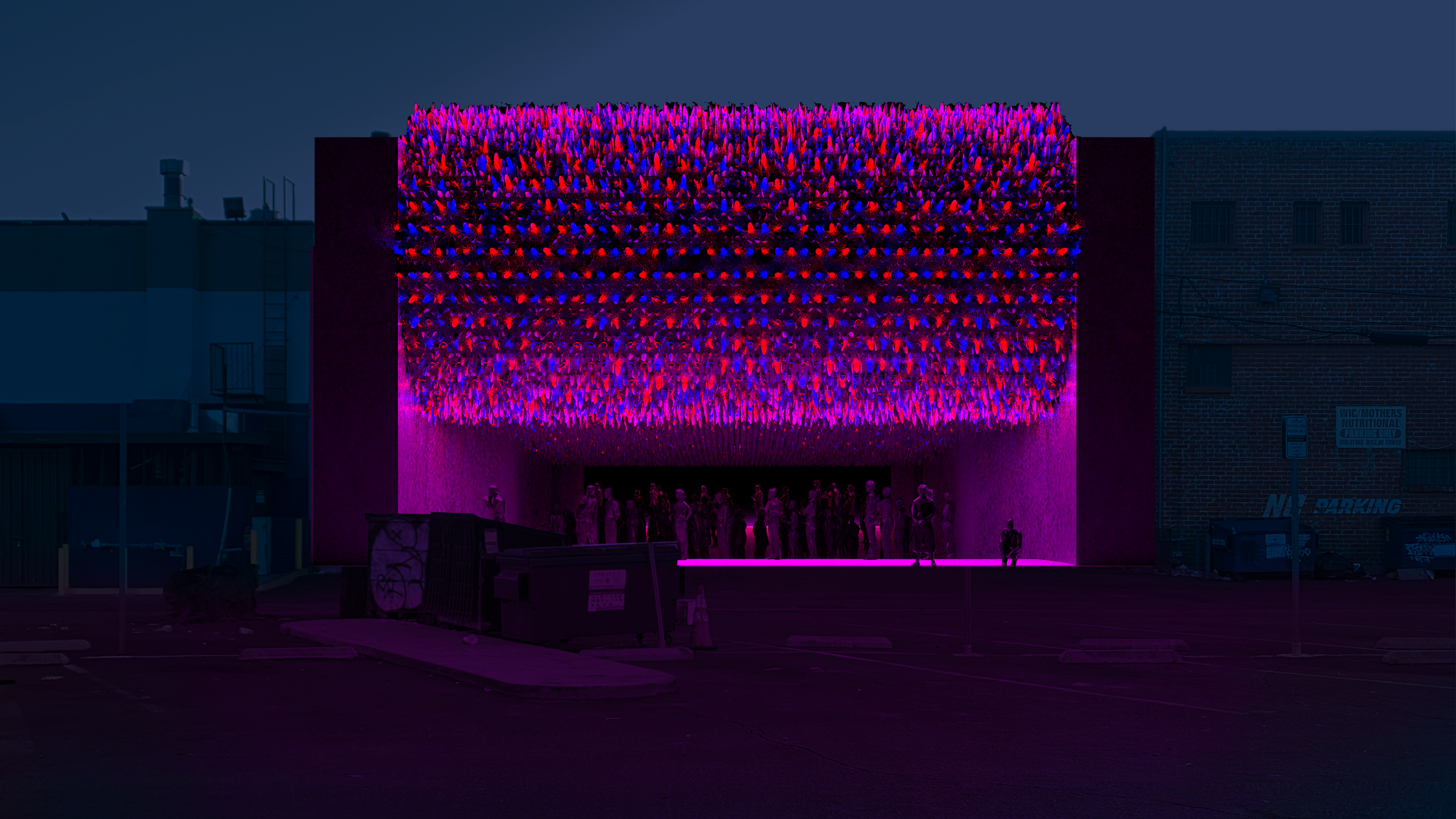Parking Lot Elevation (Rear)