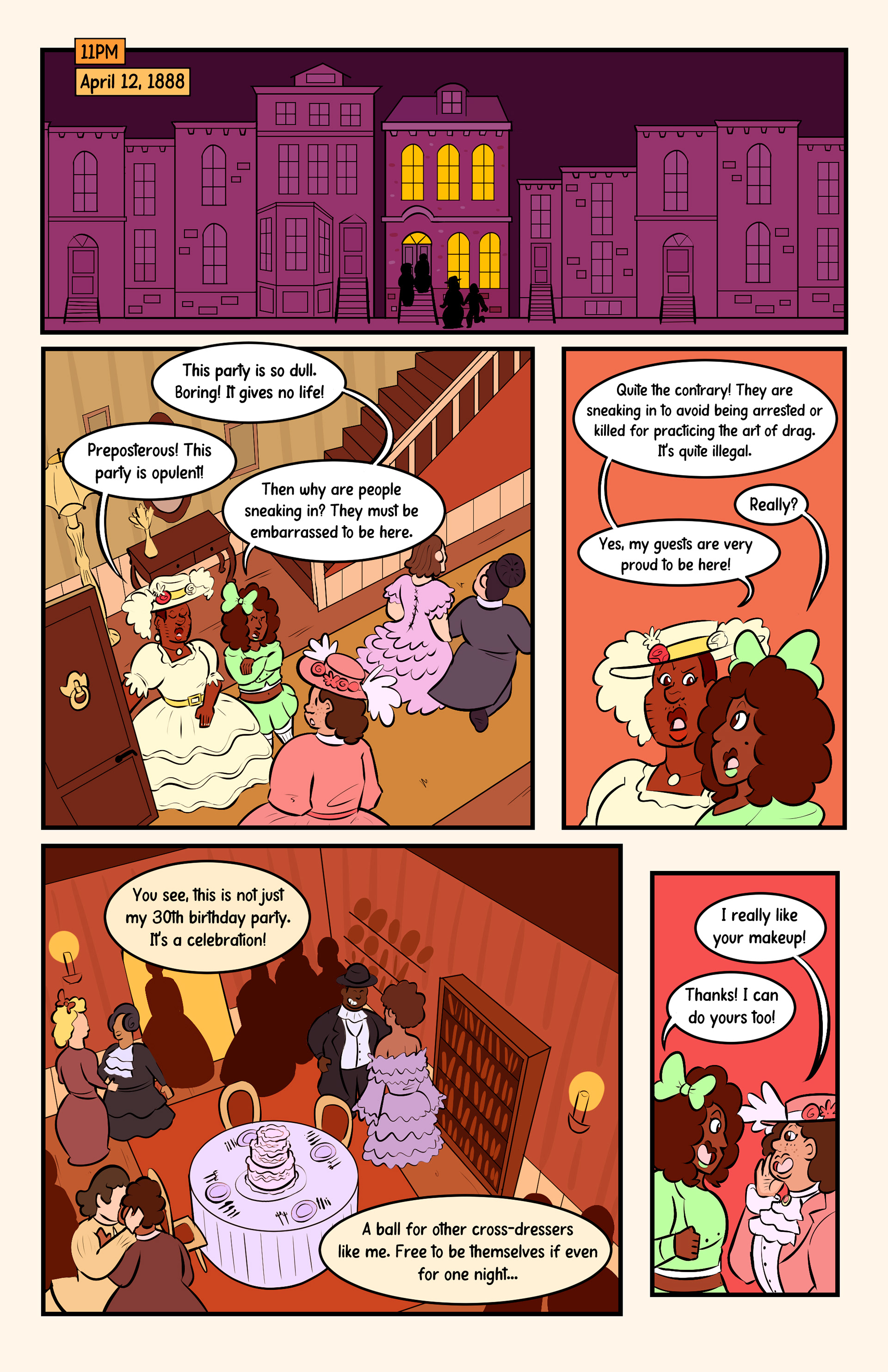 Plucky Comics, "Black Swann" - Page 6 (2024)