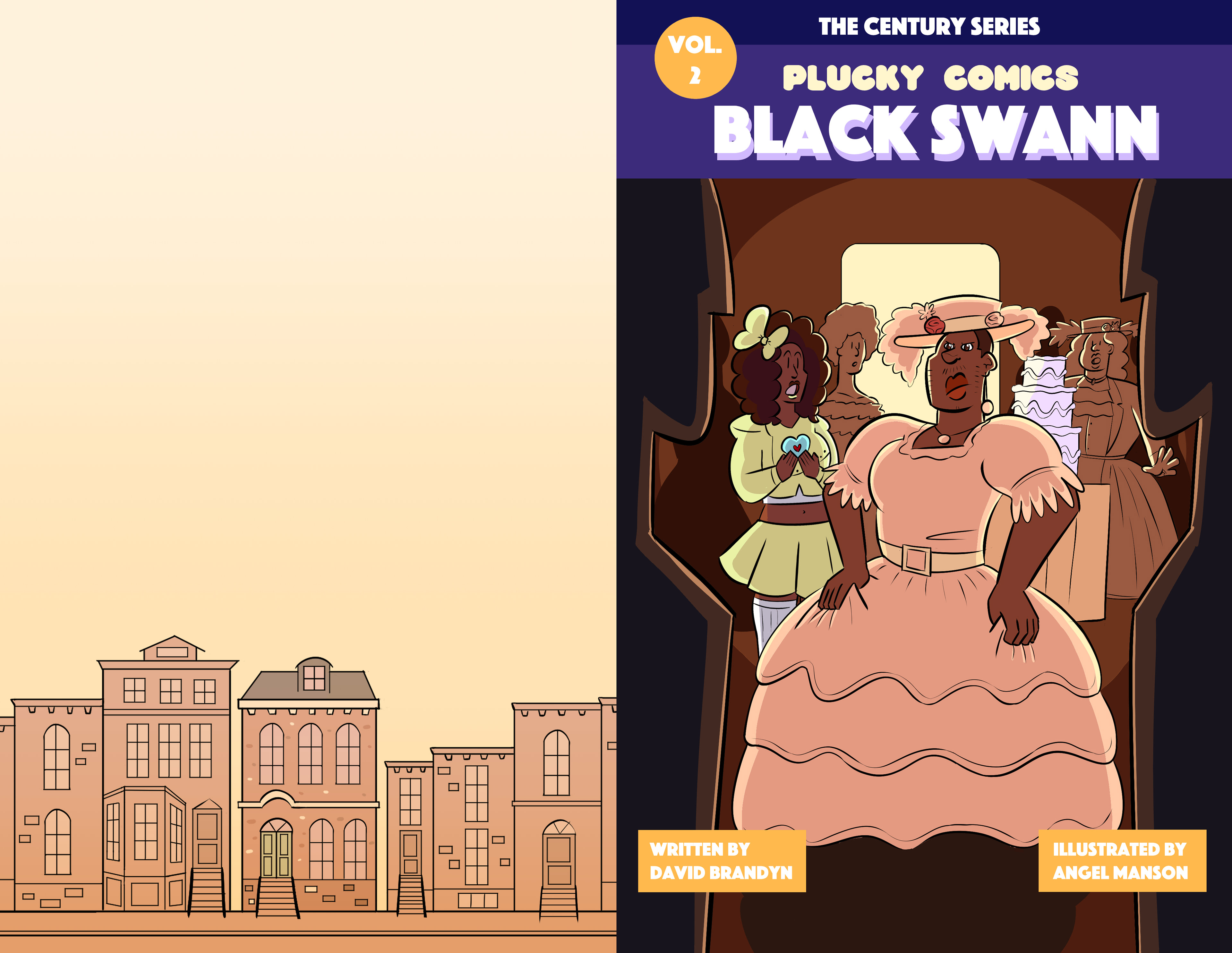 Plucky Comics, "Black Swann" - Cover (2024)