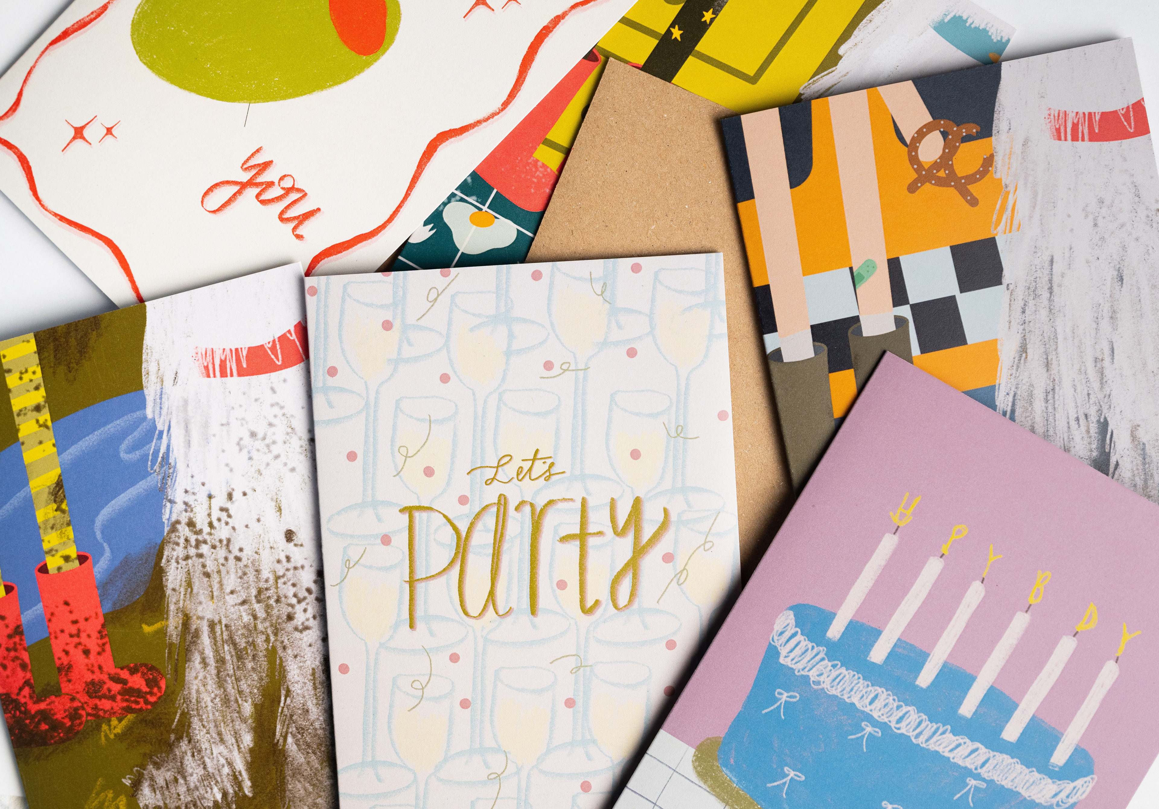 illustrated greeting cards