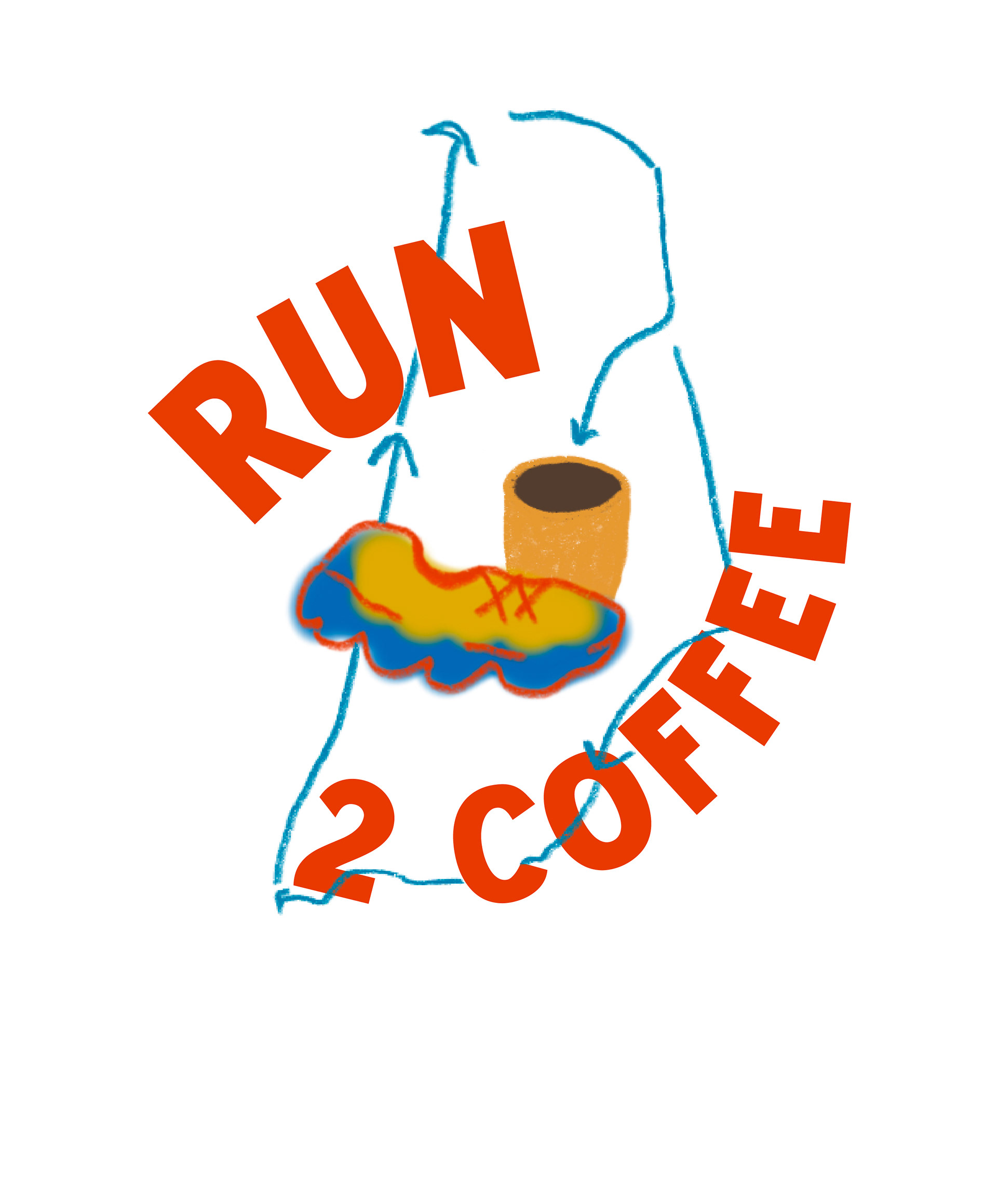 illustration and design for East London run club