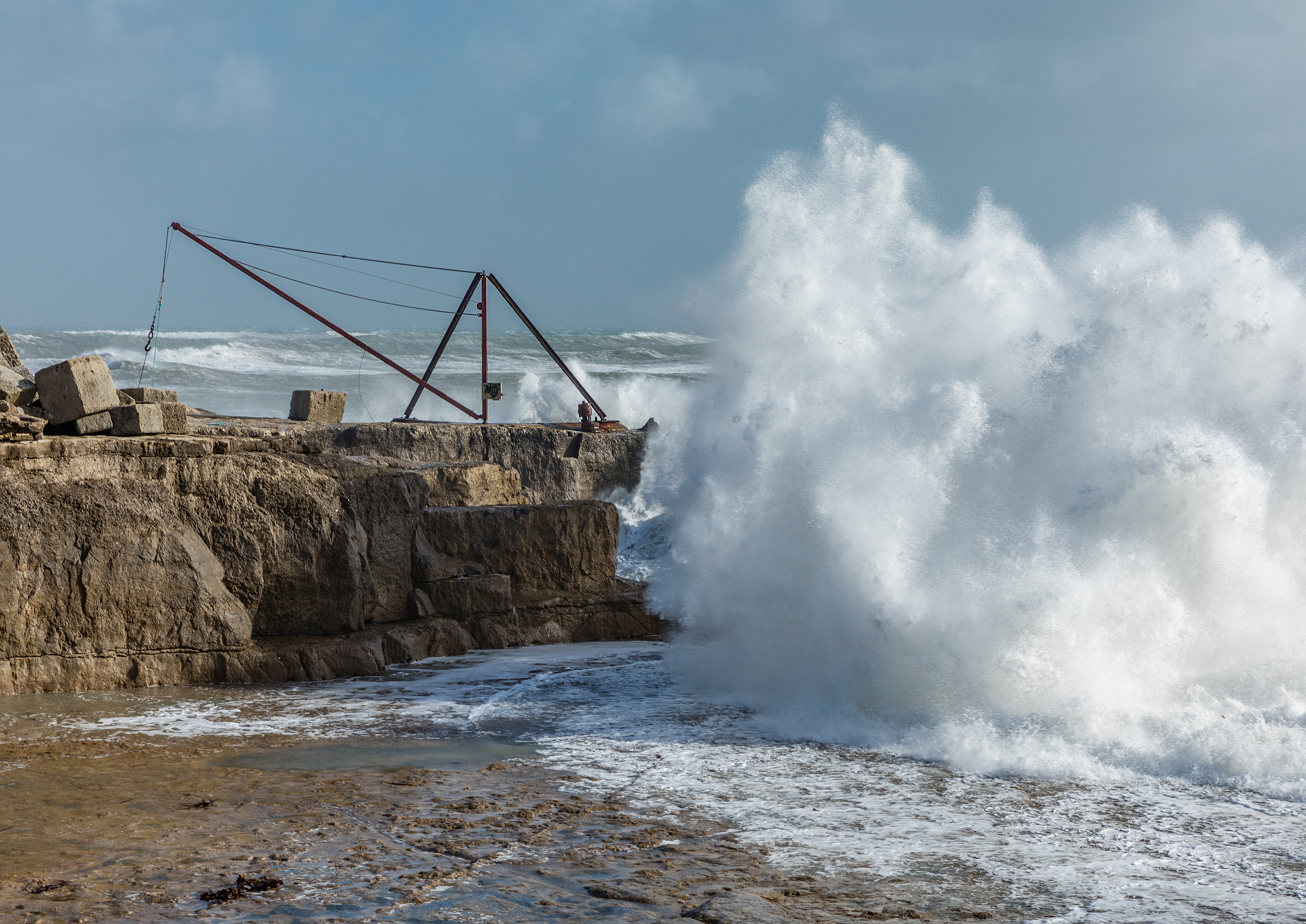 Storm Brian - Portland Bill