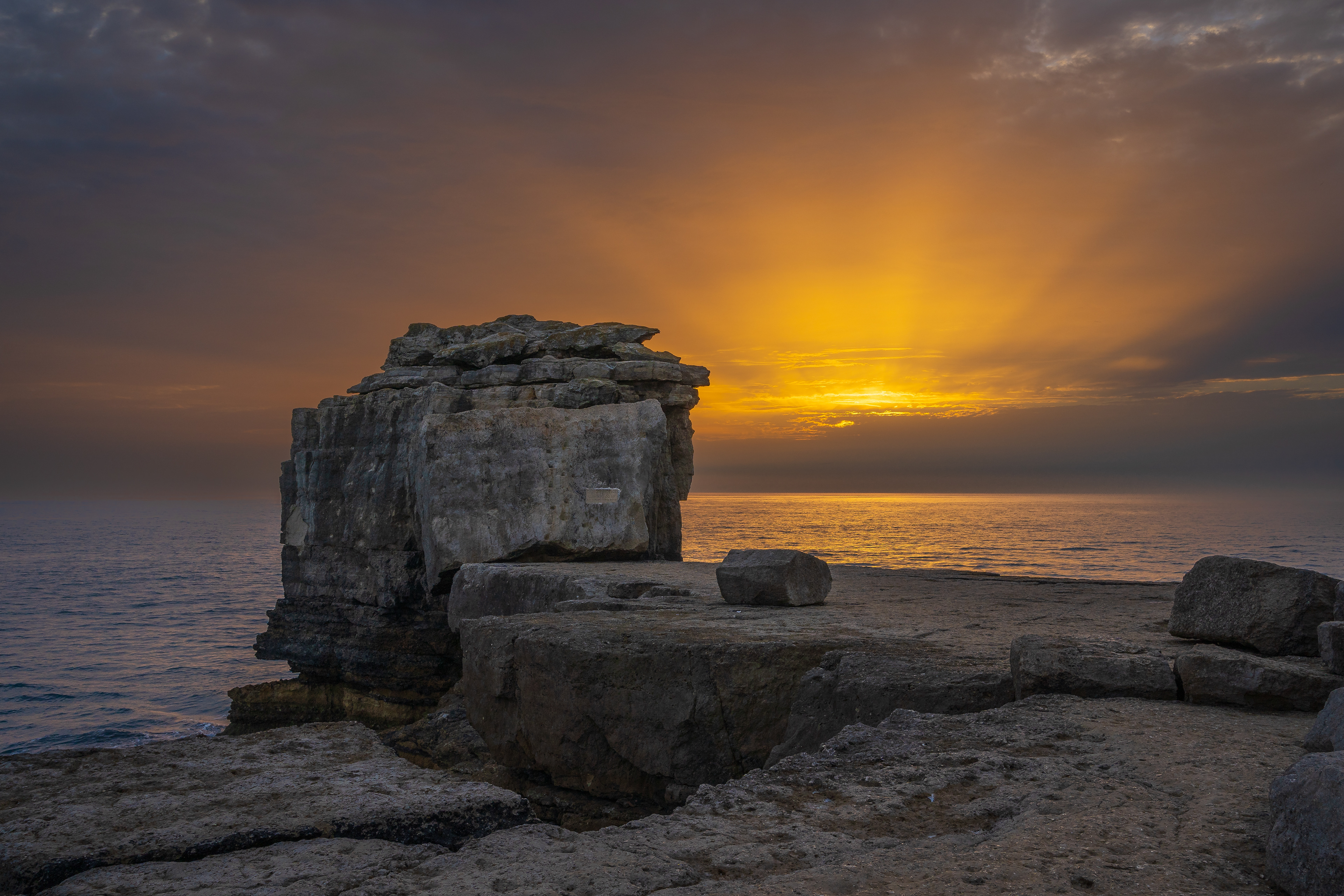 Pulpit Rock Sunset - Portland Bill