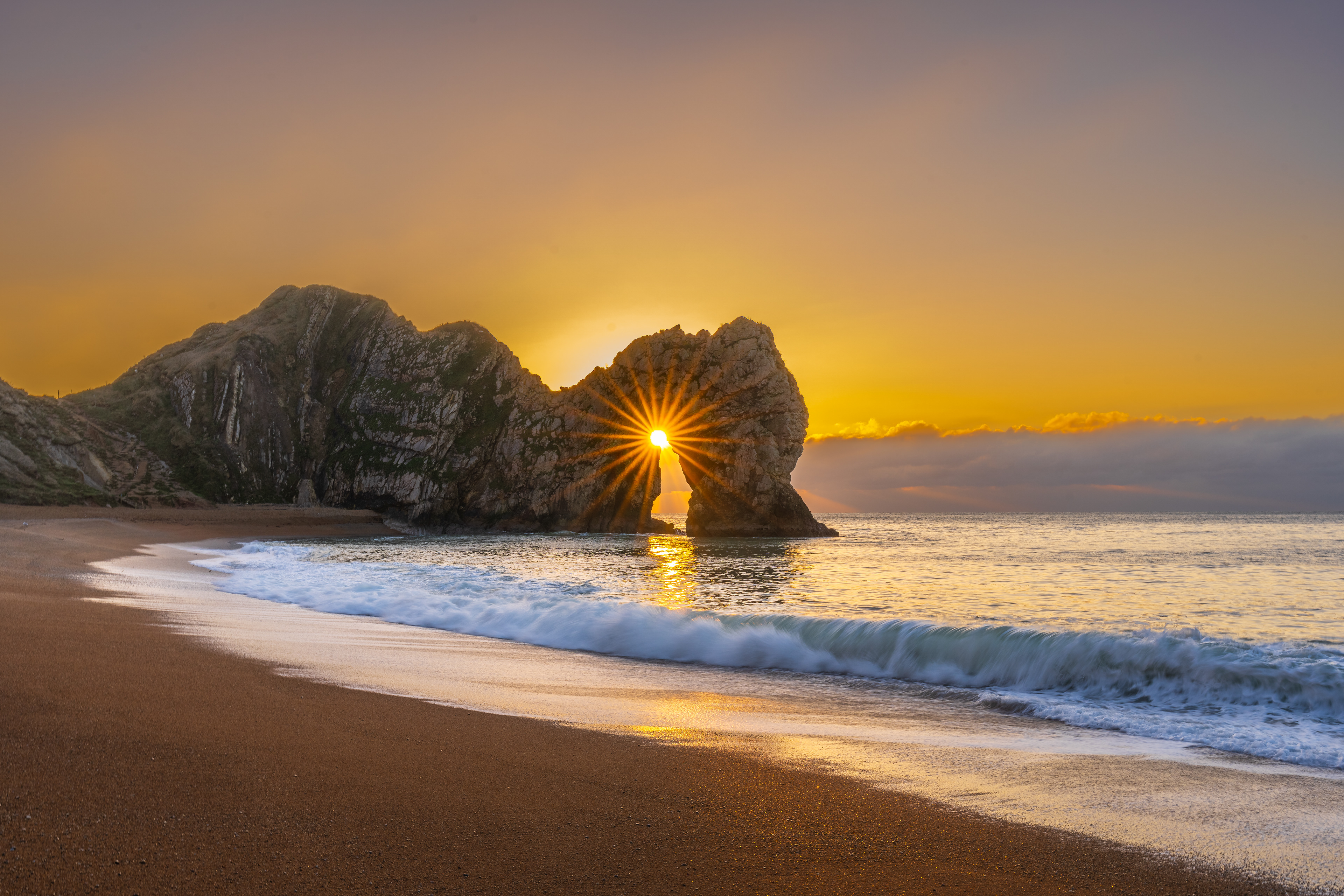 Durdle Door Sunstar