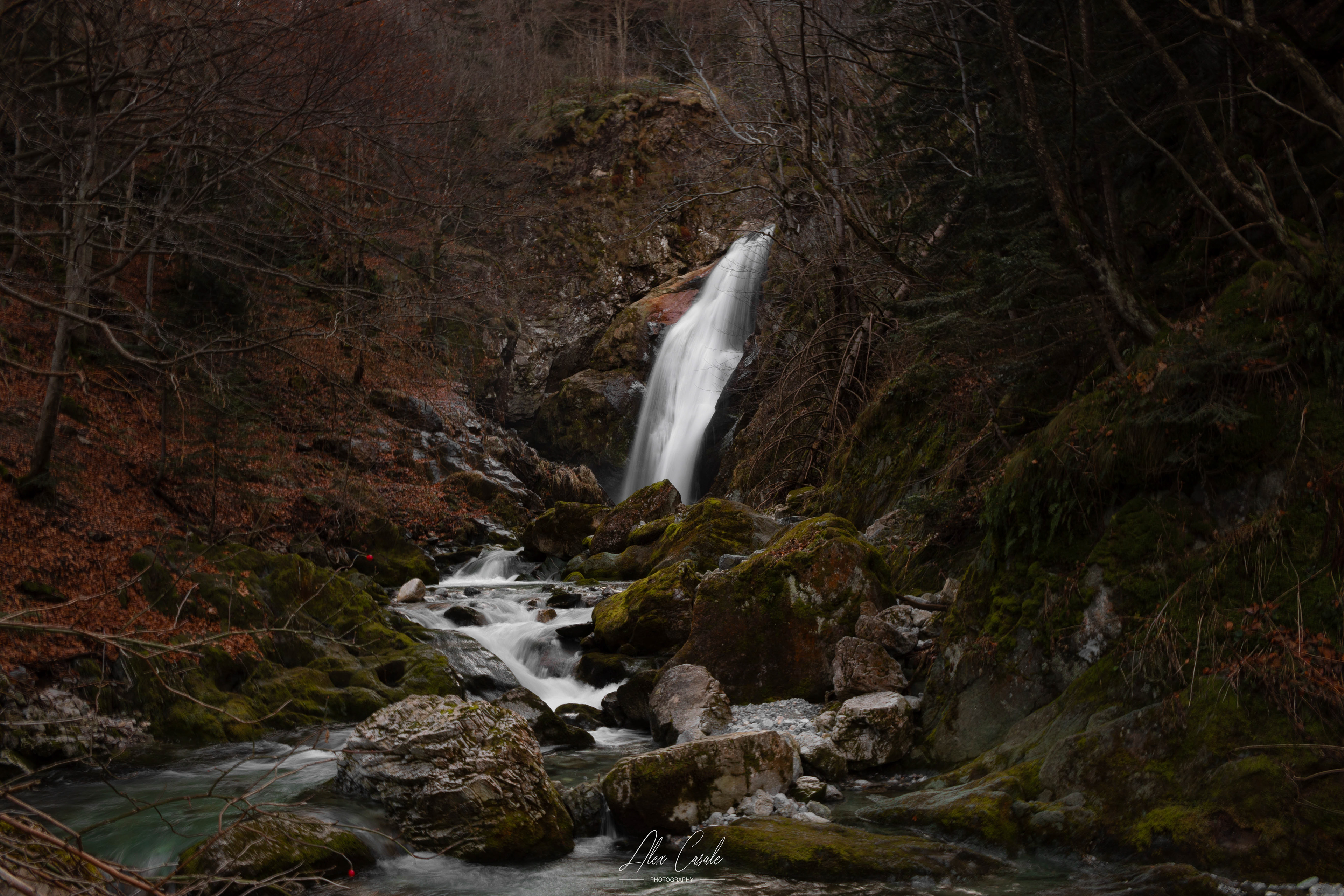 La cascata del Gias Fontana in Valle Pesio