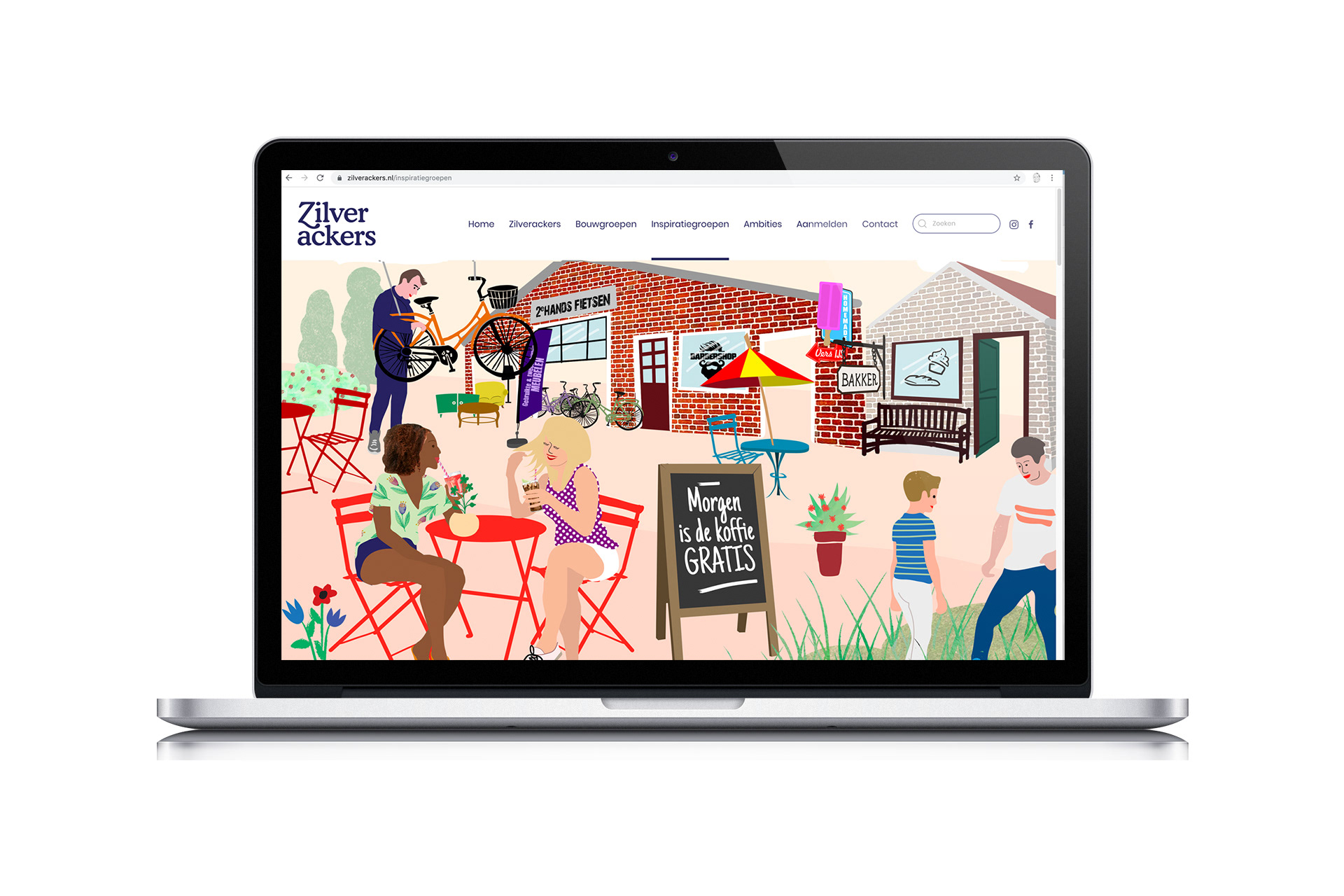 Zilverackers illustratie
