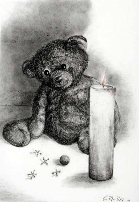 Memory, Graphite & Charcoal 10” x 14”