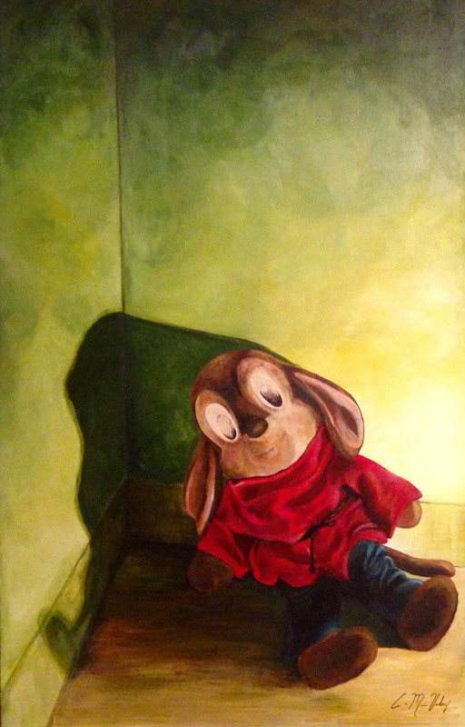 In the Light, Acrylic on Panel, 24” x 37”