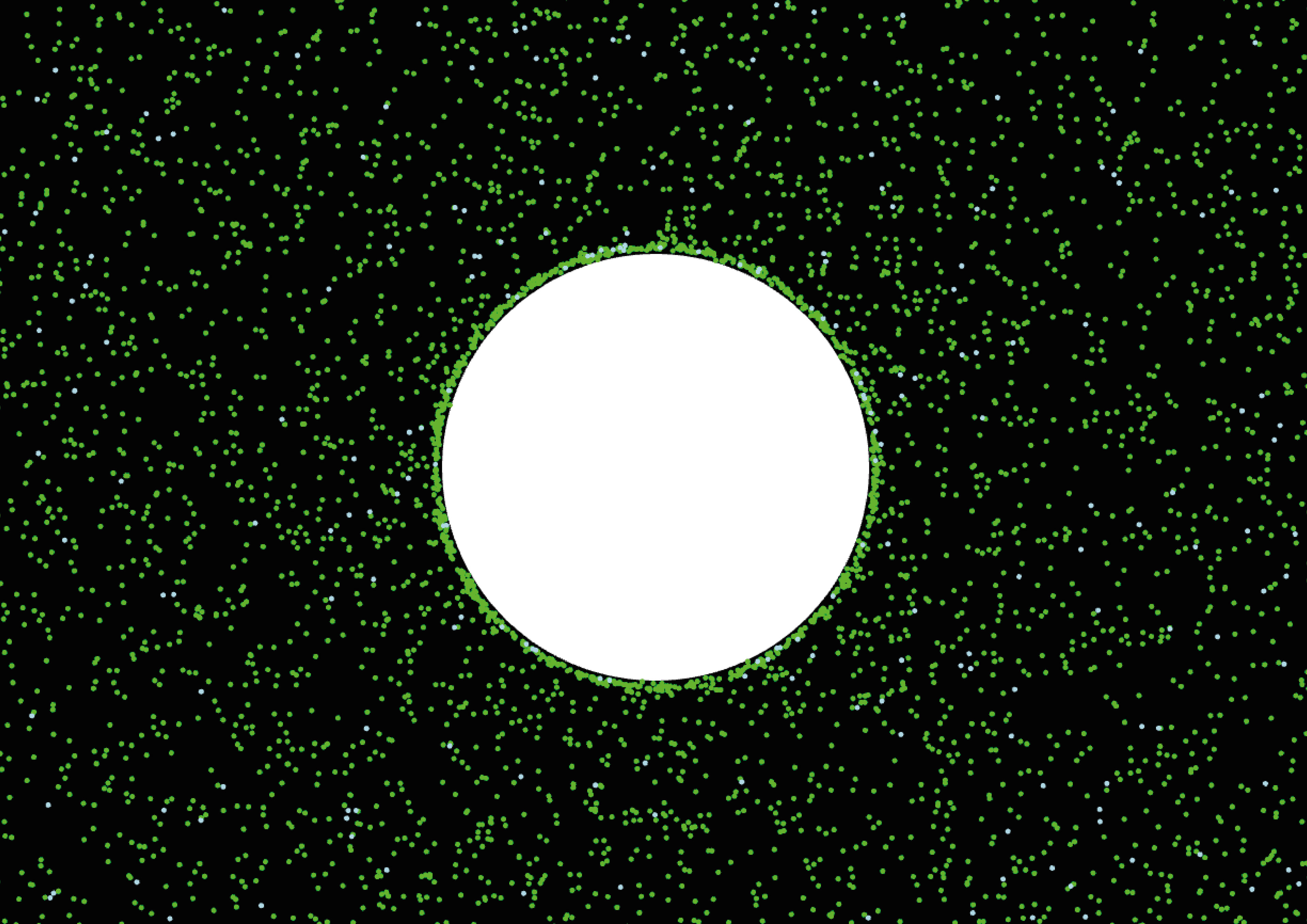 Particle reaction test