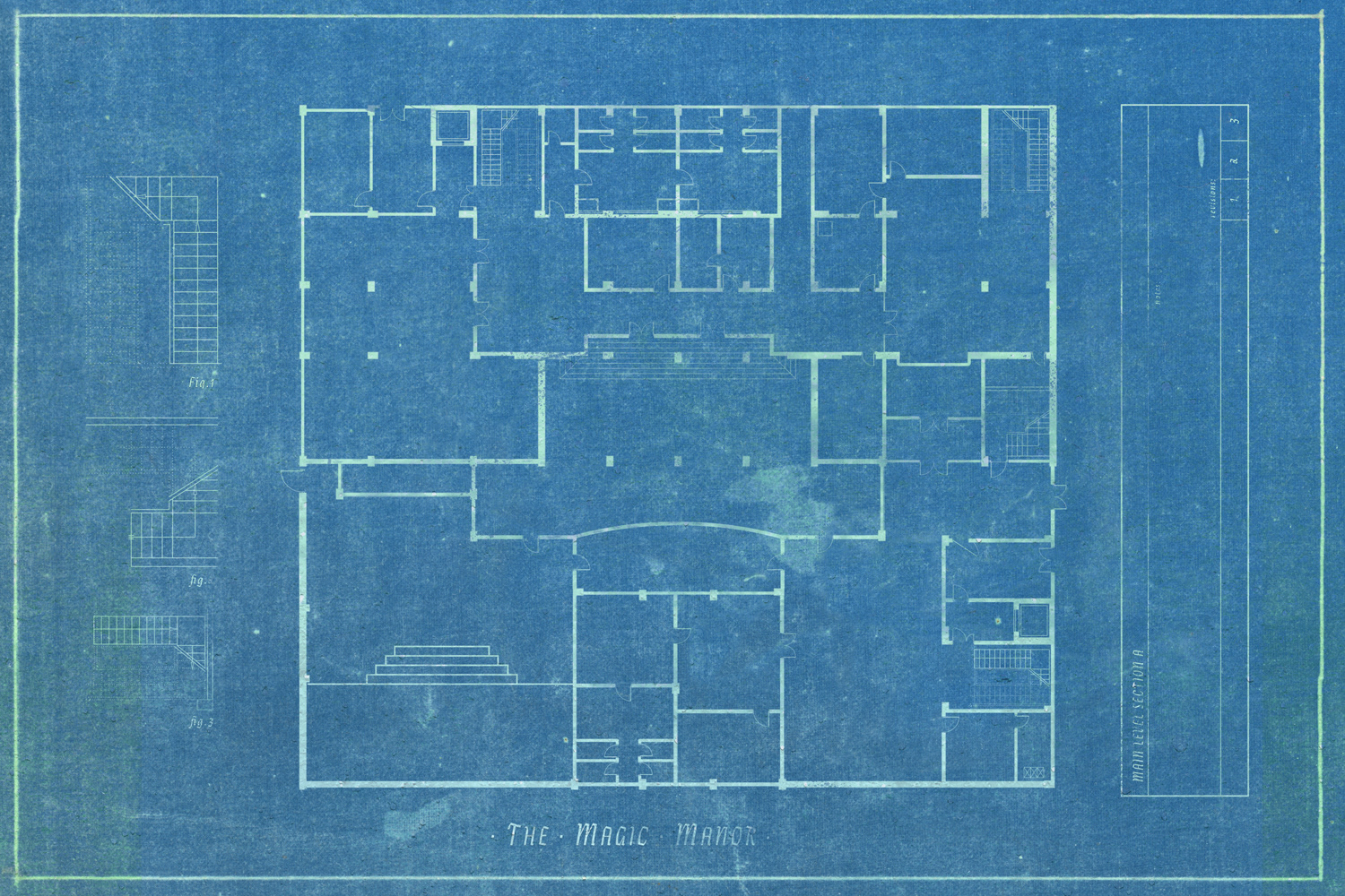 Old blueprints