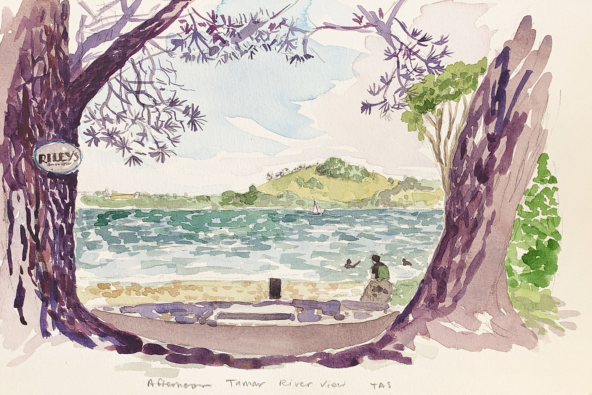 On the Tamar river
