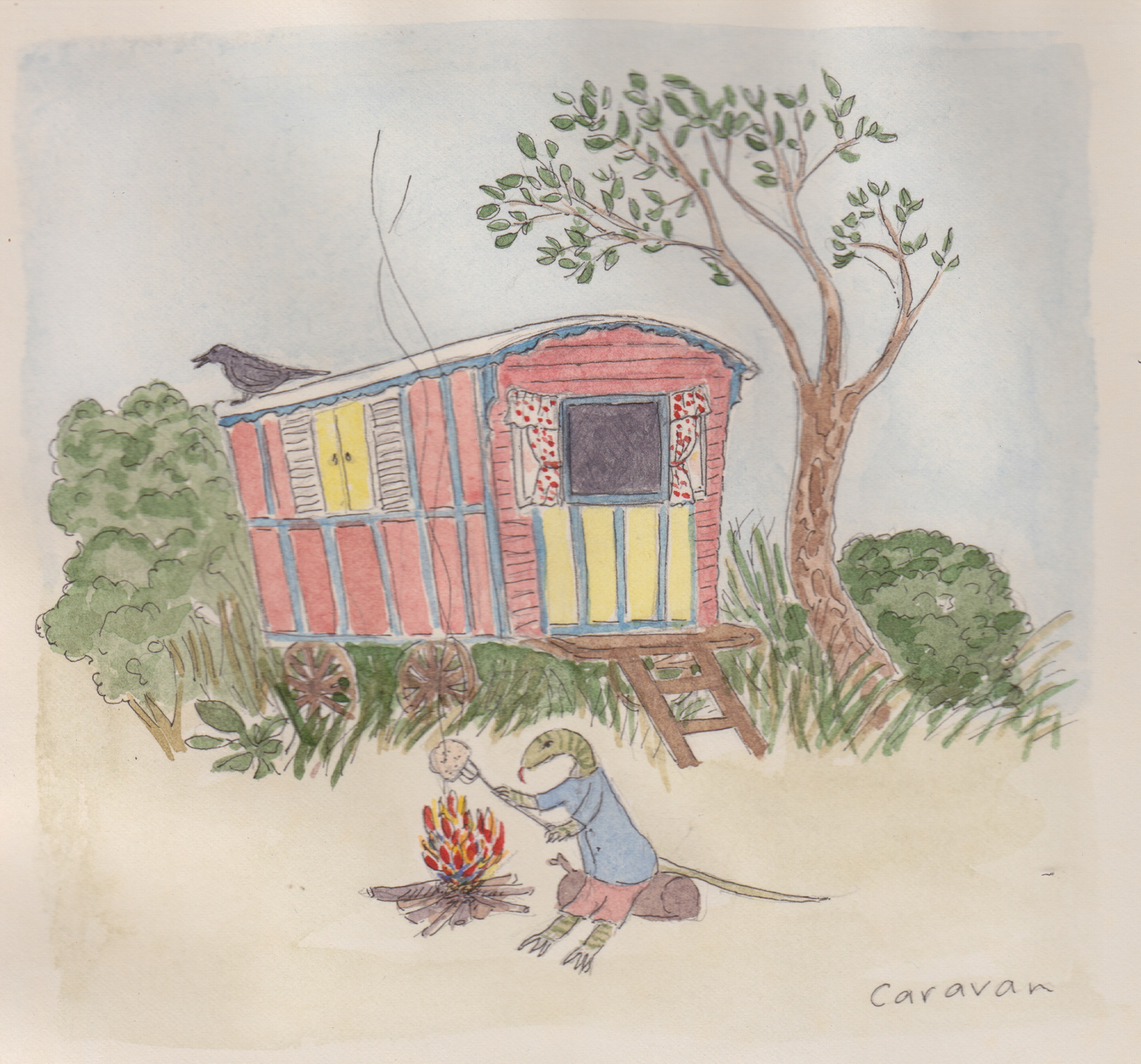 The goanna's caravan