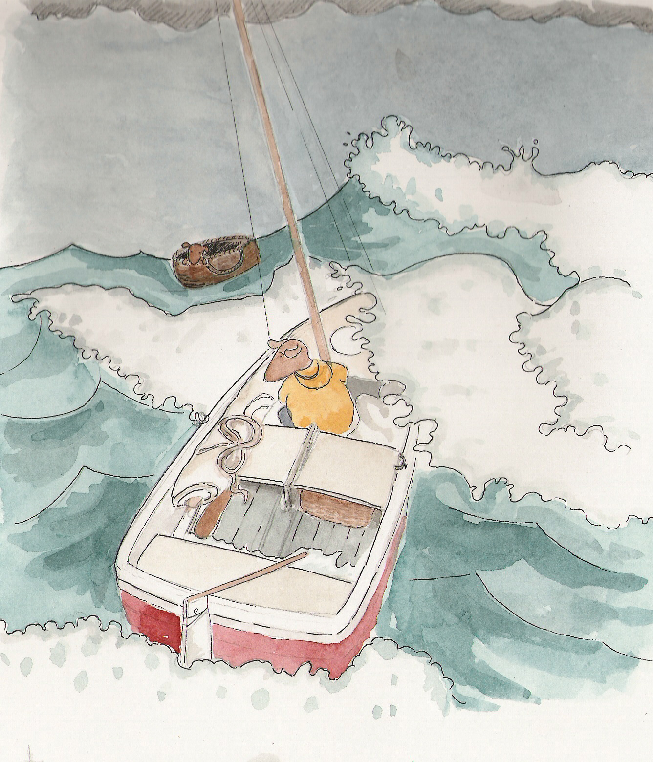 The first version of the colour rough