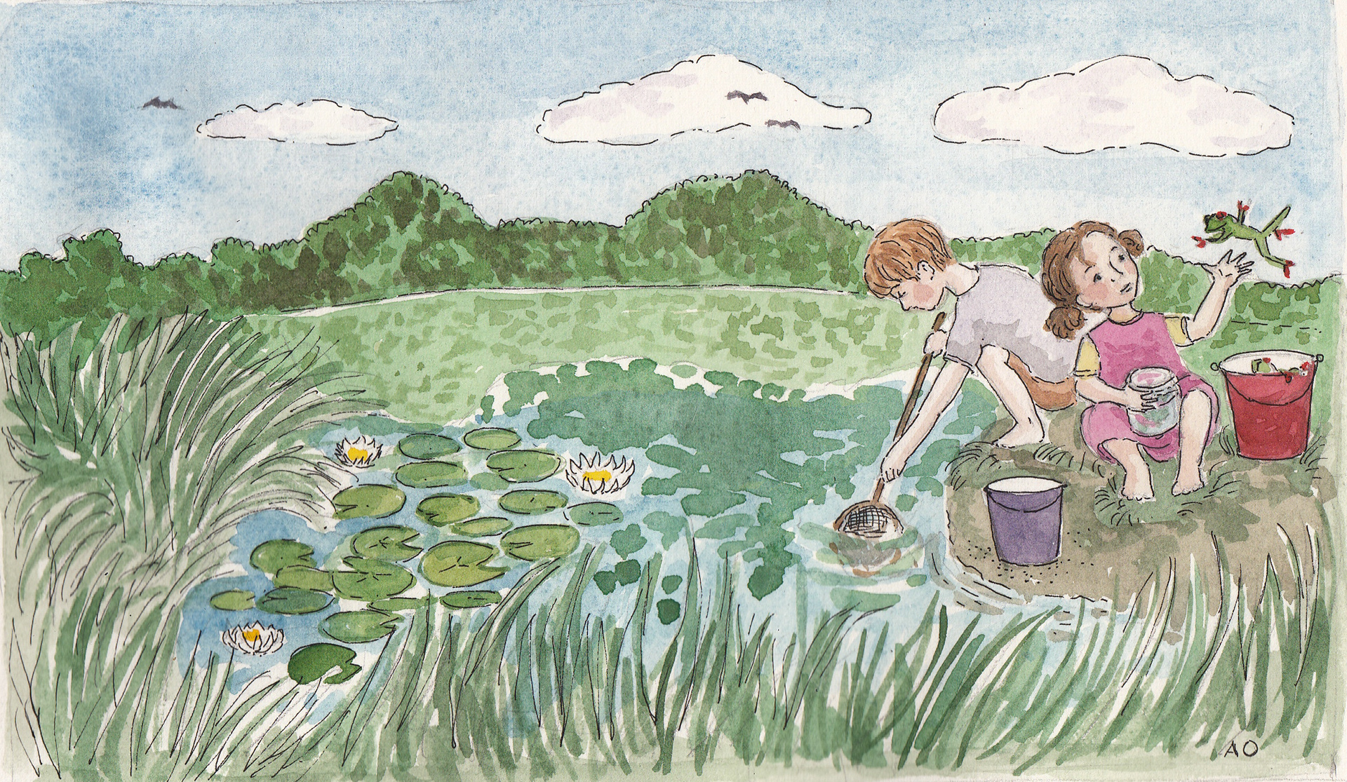 Catching tadpoles
