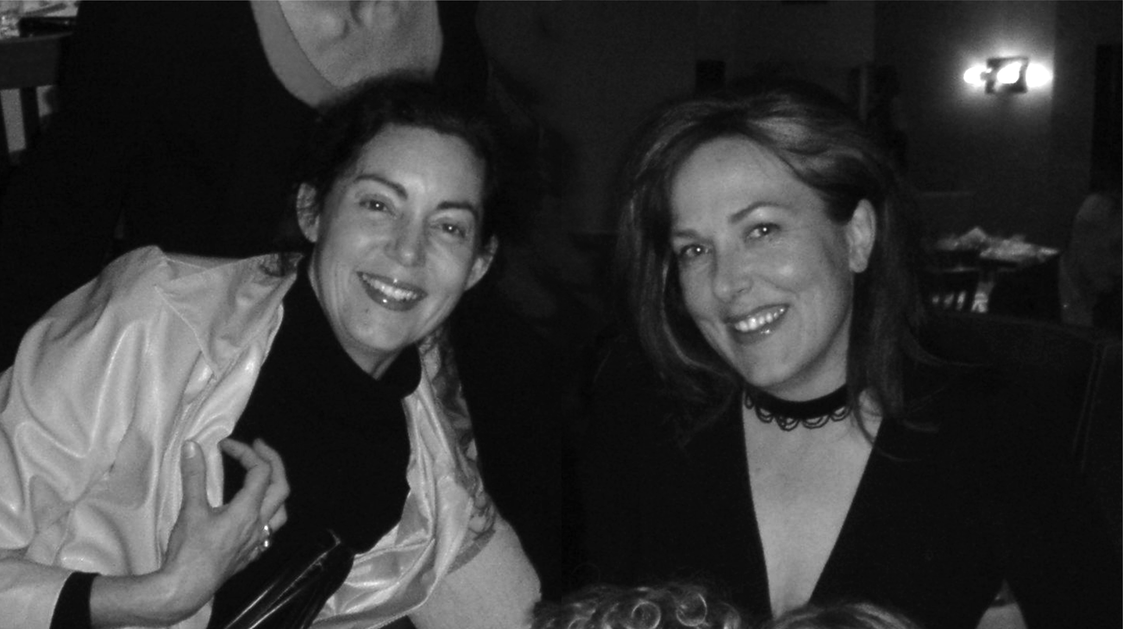 With my friend Helen in 2004- collaborator, mentor and fellow creative