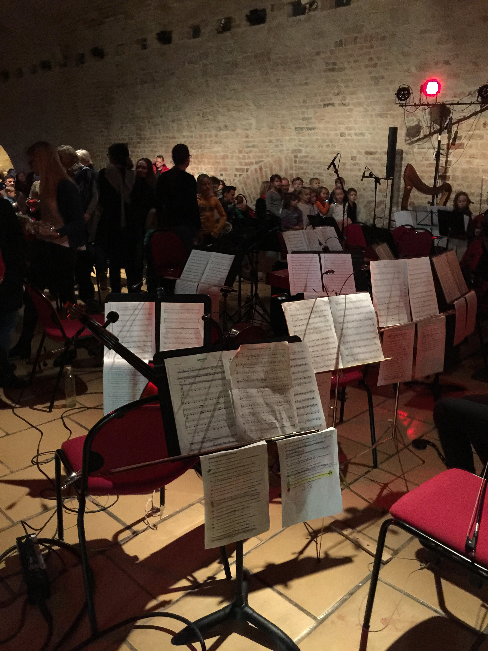 The orchestra on opening night