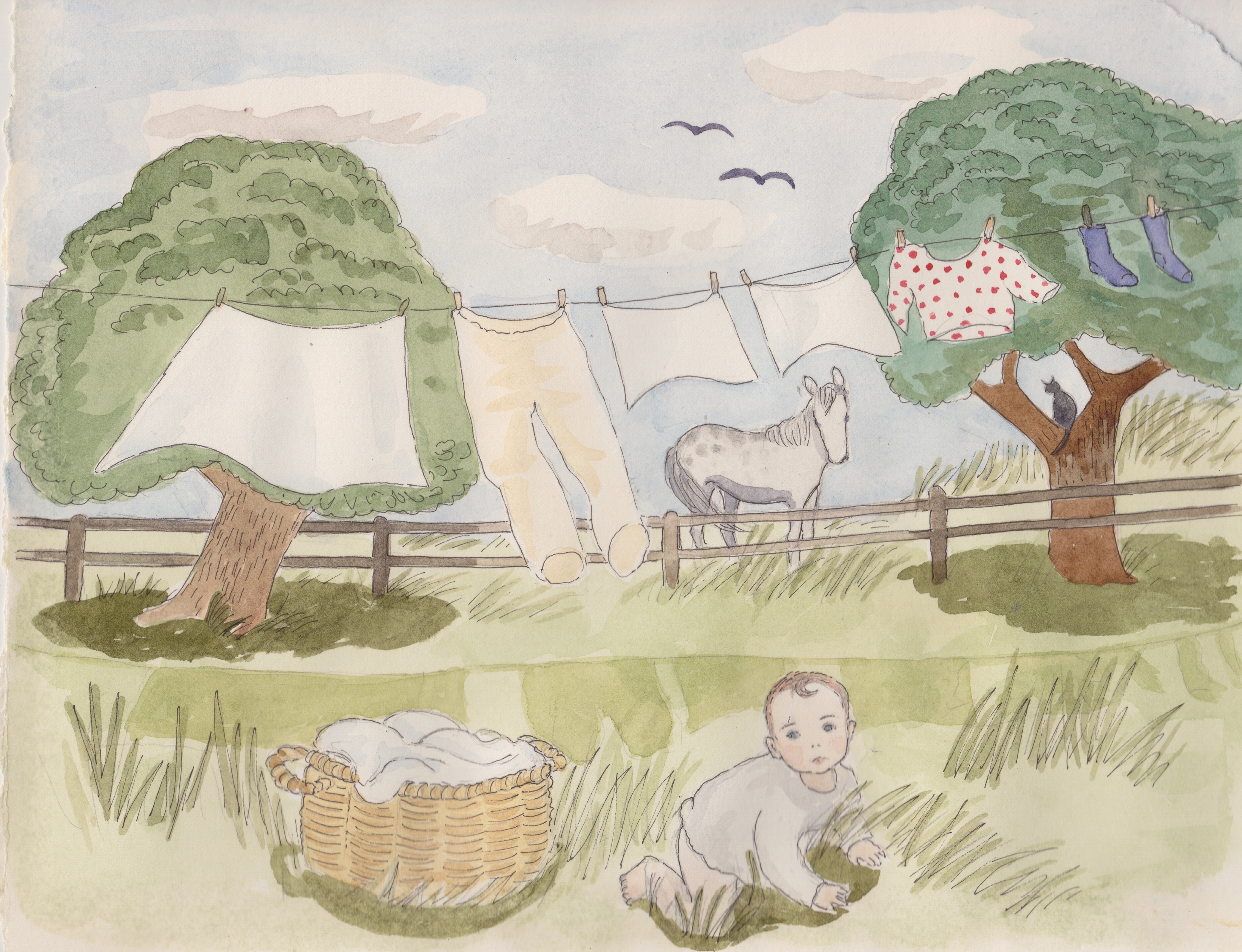 Washing lines are joyful things