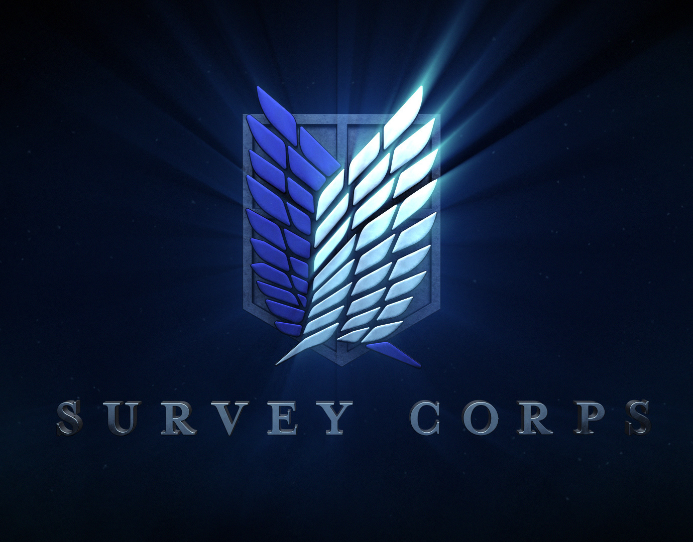 attack on titan survey corps emblem