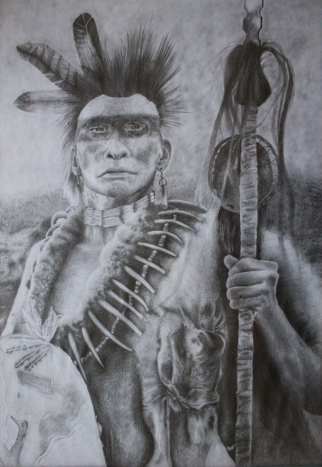 Fatigue 2019 Charcoal on Paper 35x50 cm