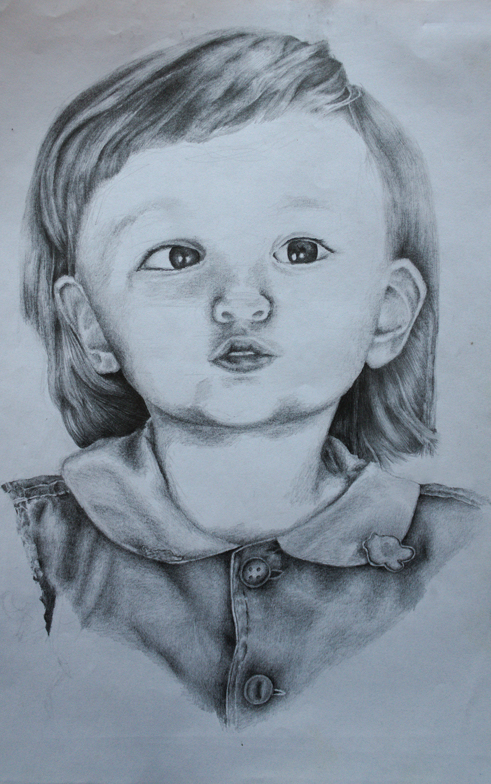 Time Traveler From The Past 2020 Charcoal on Paper 21x27 cm