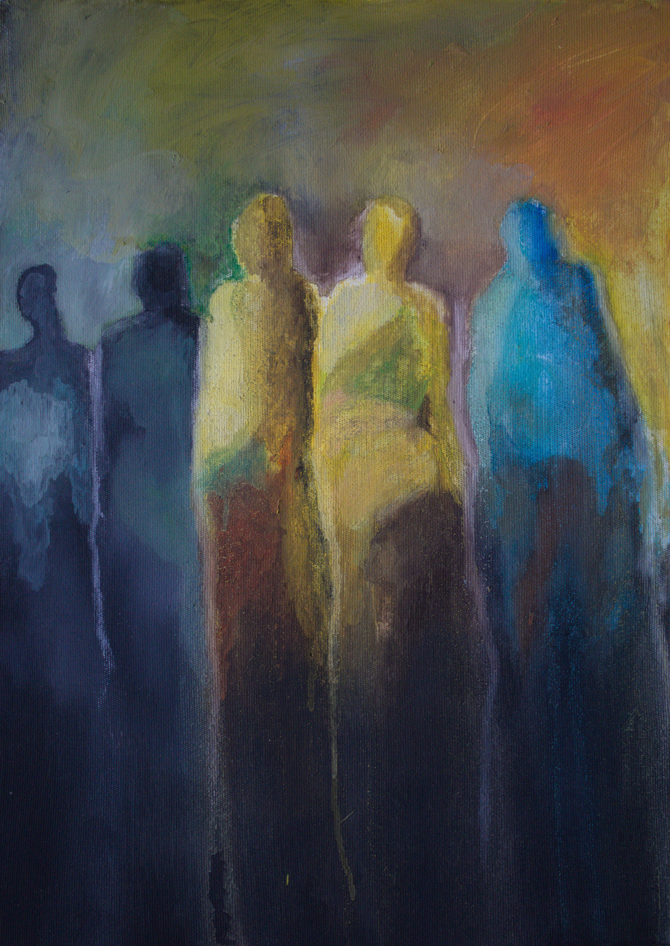 Reproduction 2021 Humidified Soft Pastel on Canvas 35x50 cm