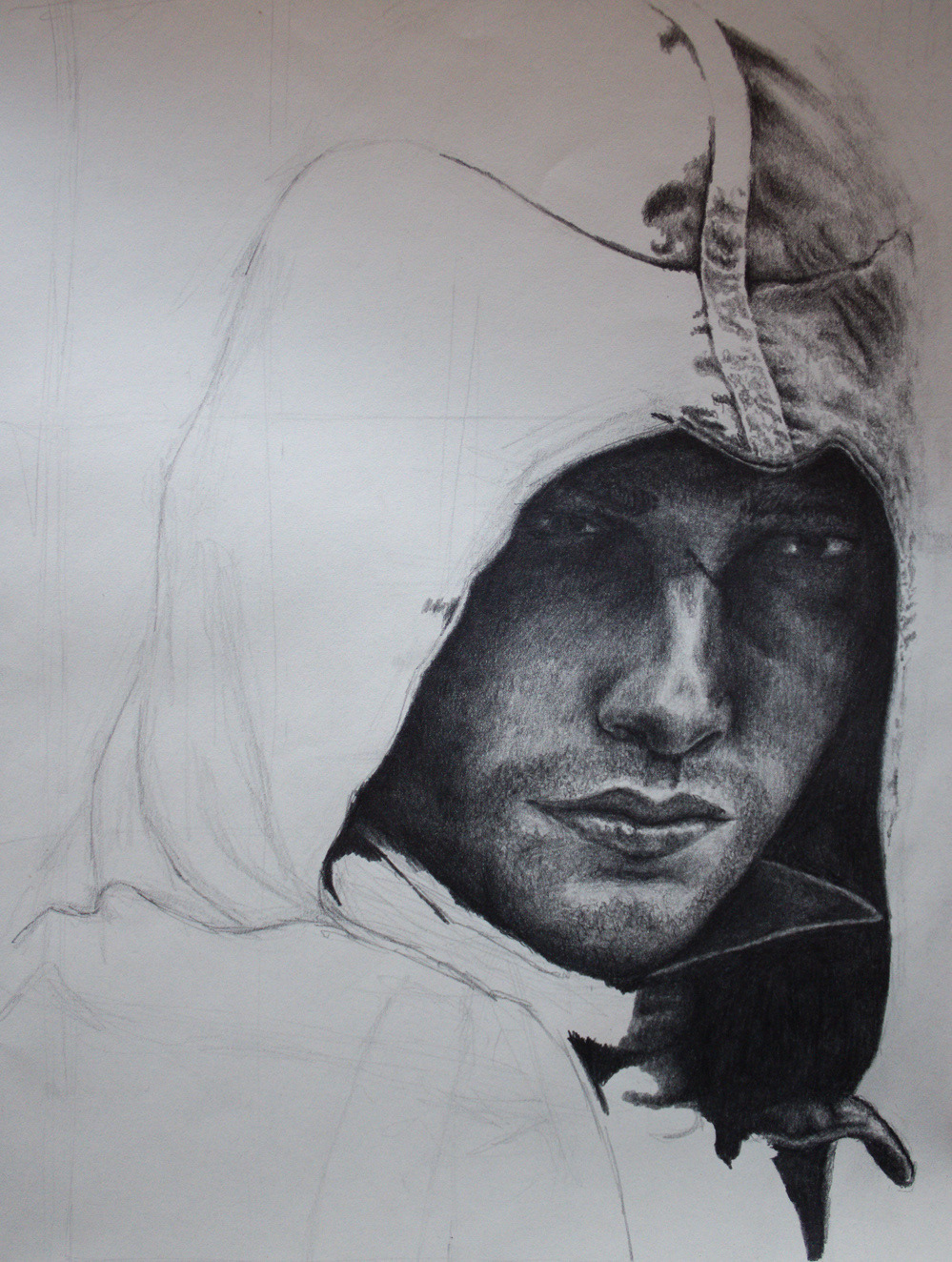 Uncompleted Faith 2021 Charcoal on Paper 21x27 cm