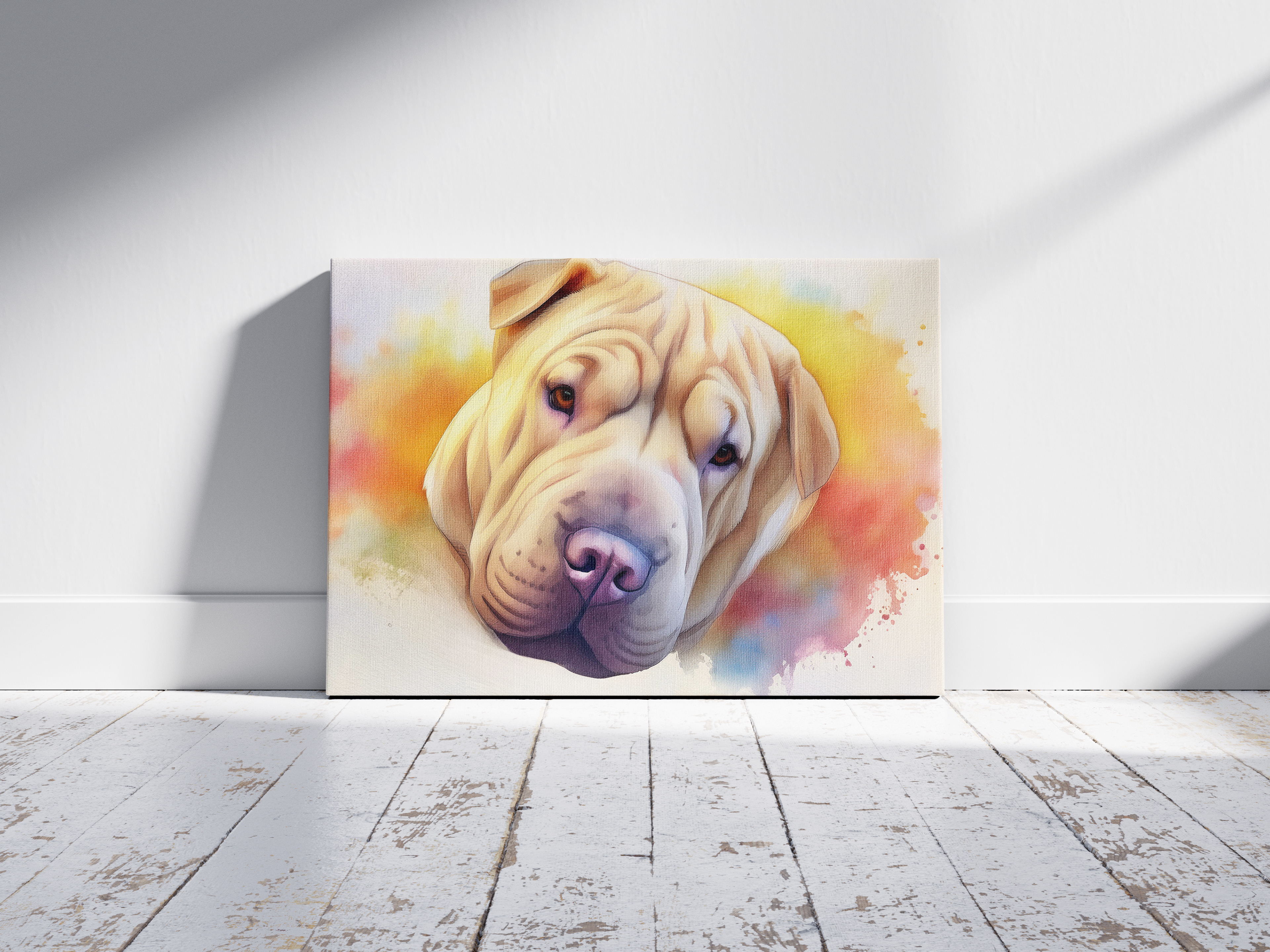 Painting design Shar-Pei