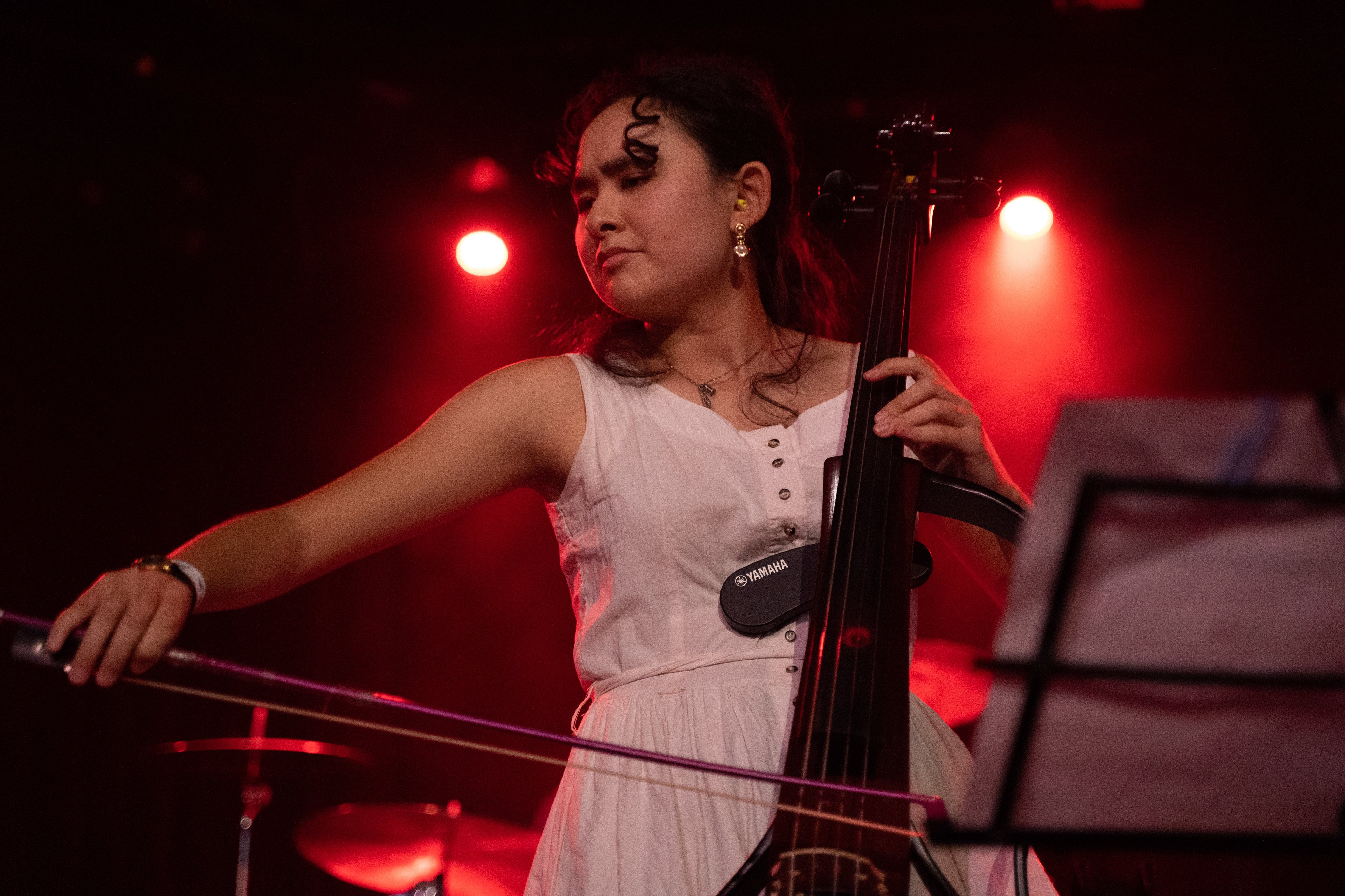 Cellist Sarah Kave at The Whiskey A Go Go
