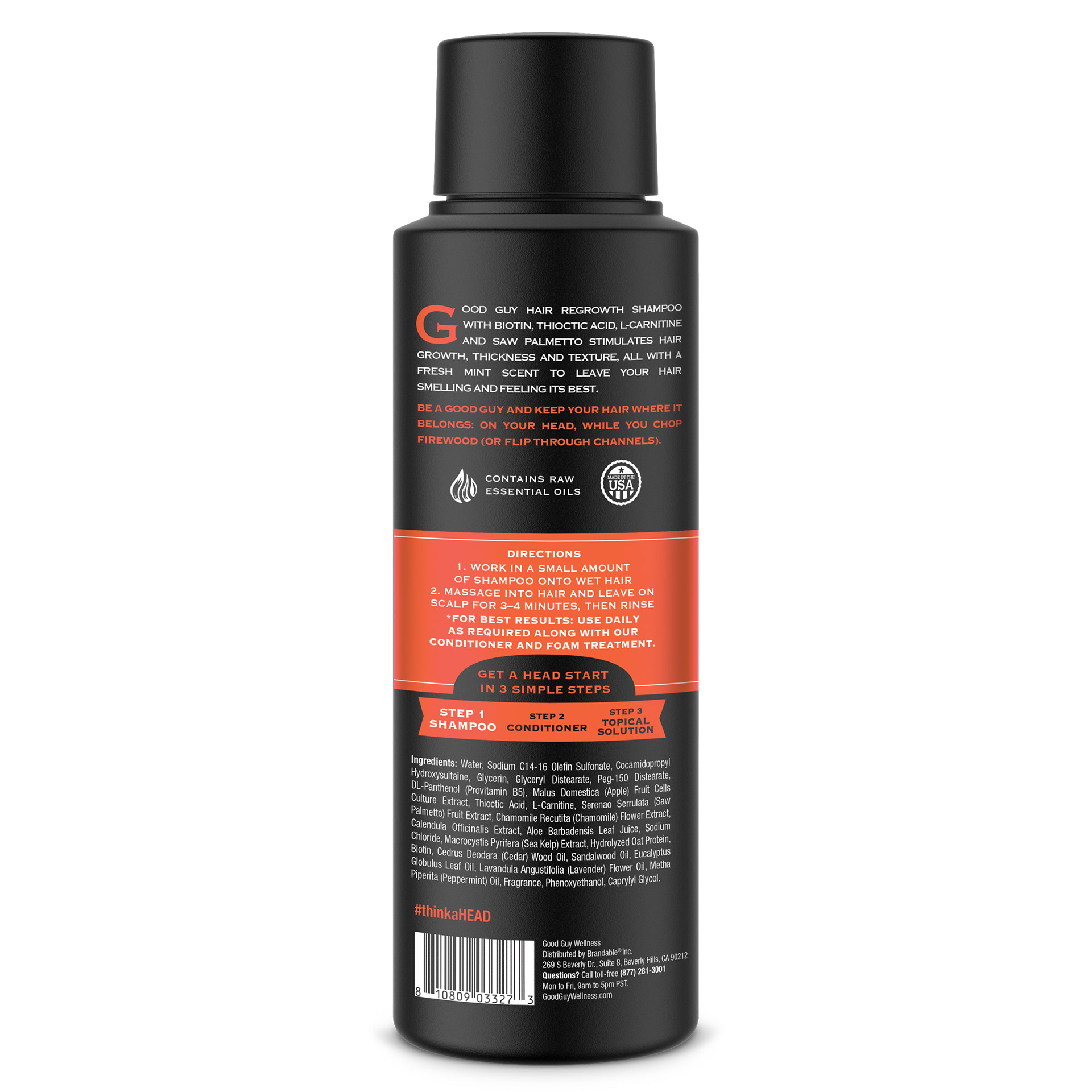 I wrote the packaging copy (up top) for Good Guy Wellness, a millennial male-focused brand (the client wanted it to sound like a toned-down version of Old Spice).