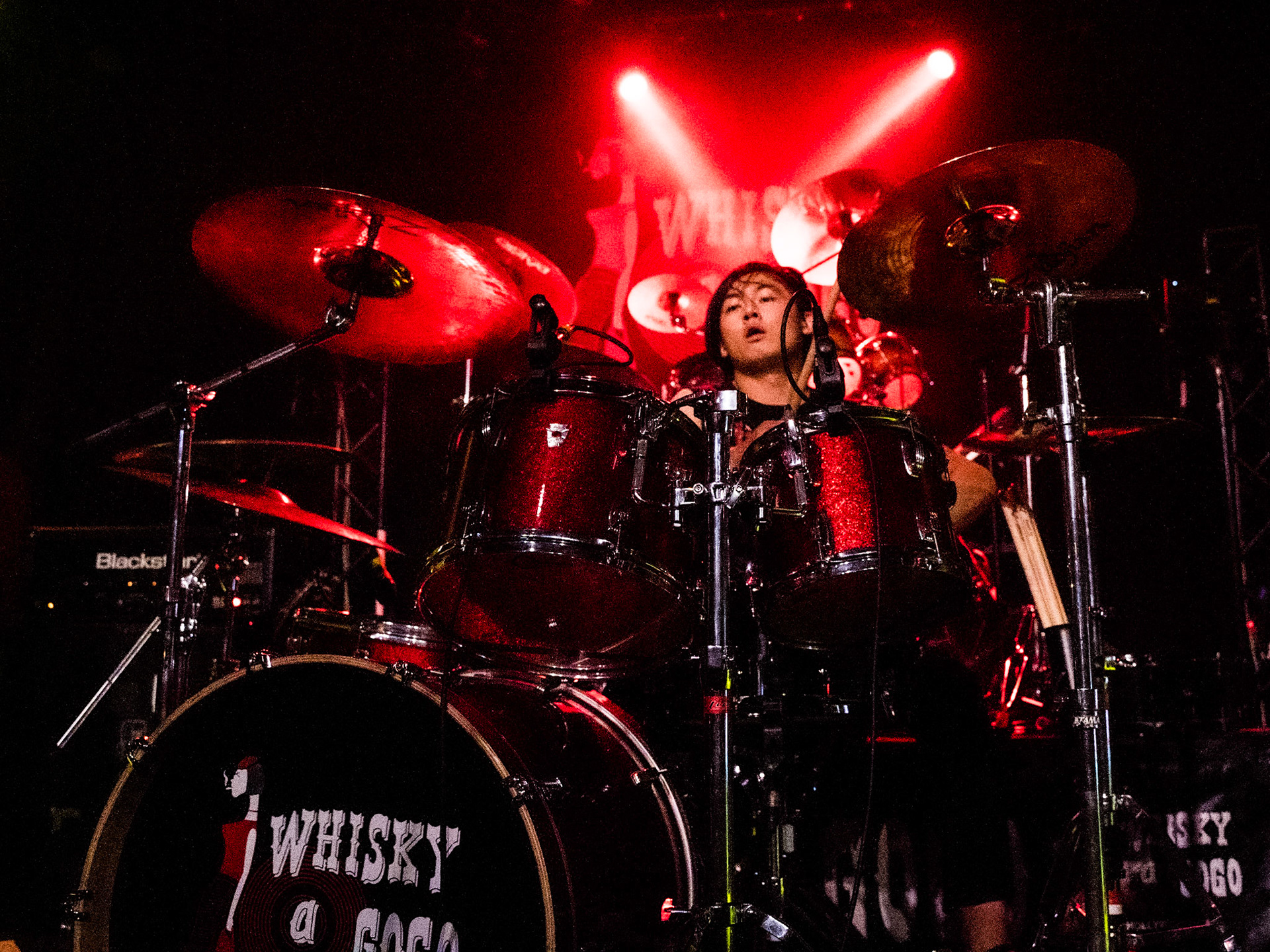 Drummer Hank Lin at The Whiskey A Go Go