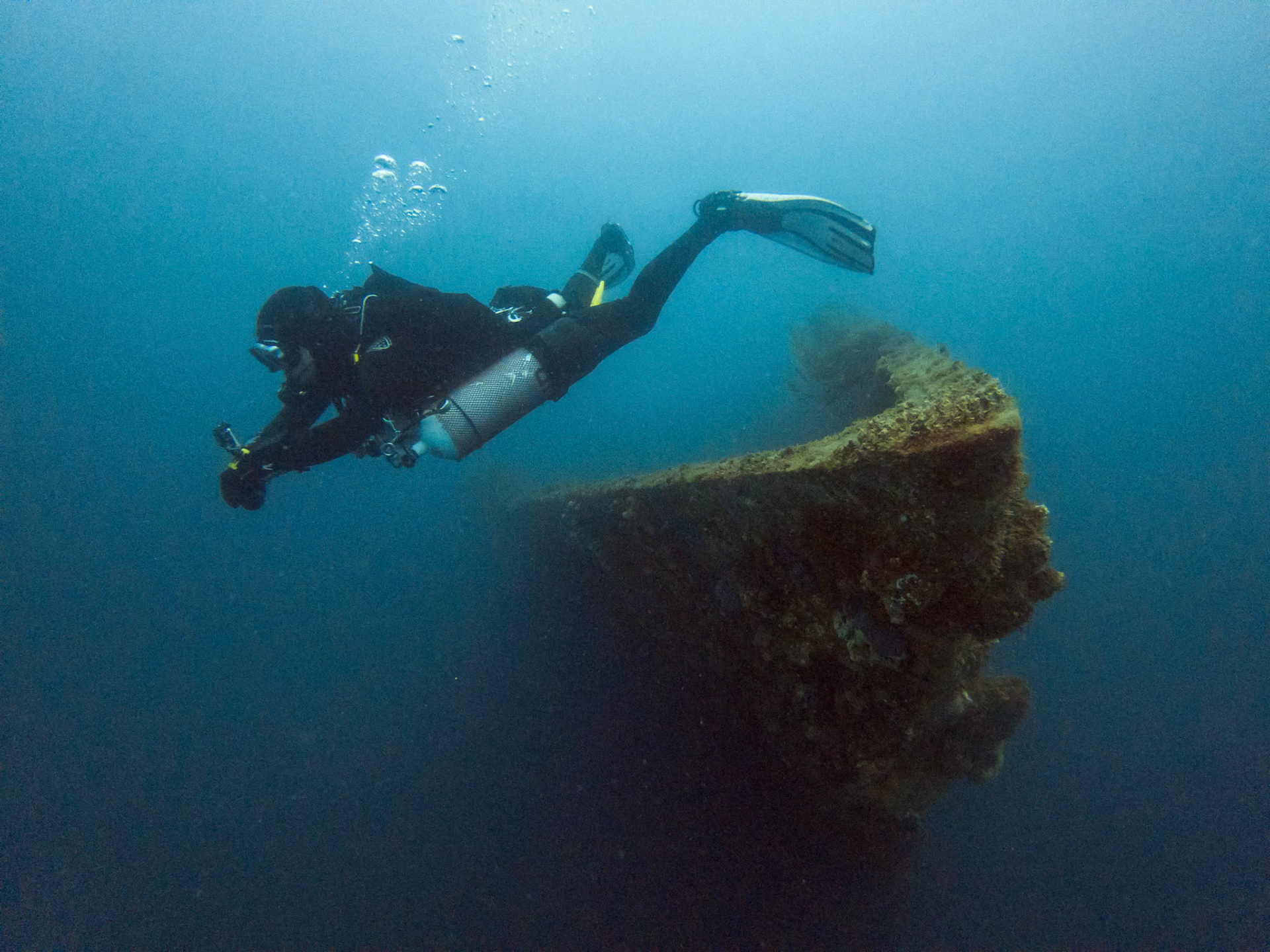 Bow of the HMAS Canberra