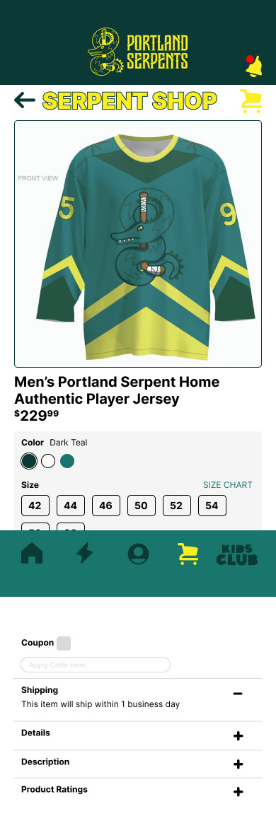 Purchasing Page