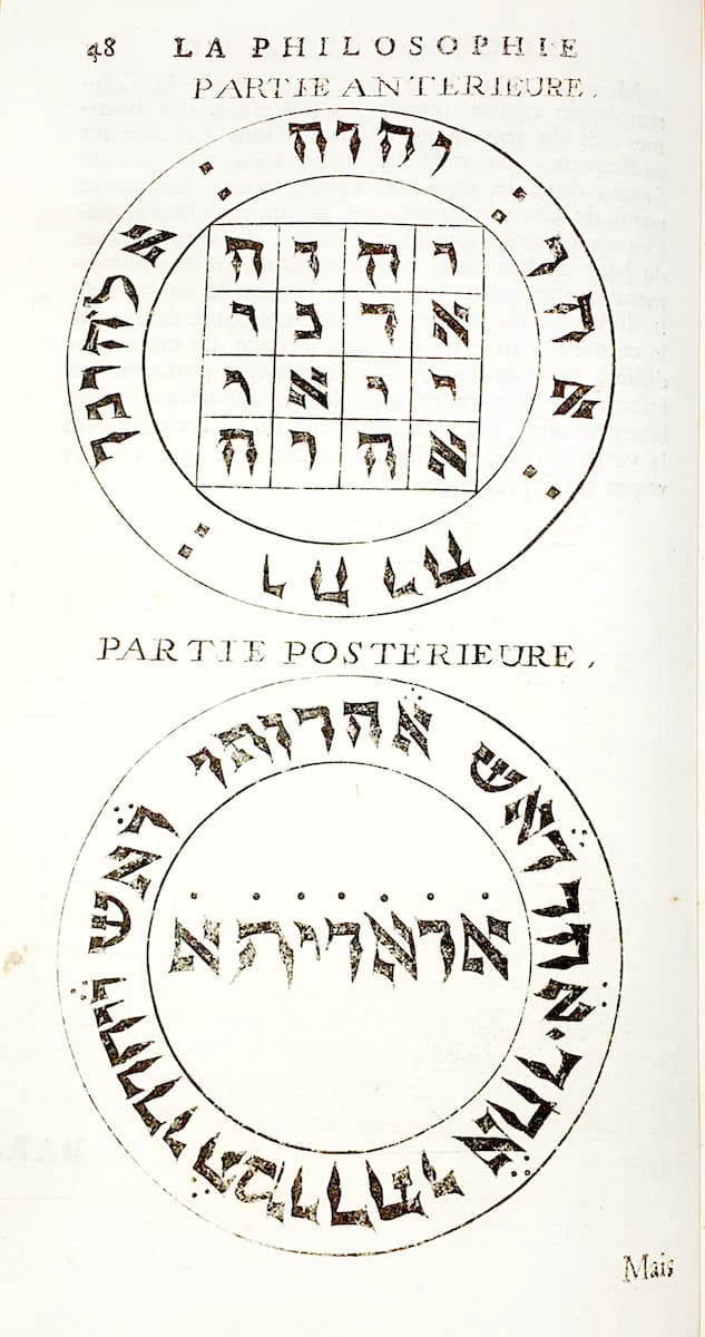 Henri Corneille AGRIPPA La Philosophie occulte, divisée en trois livres.
La Haye, 1727.