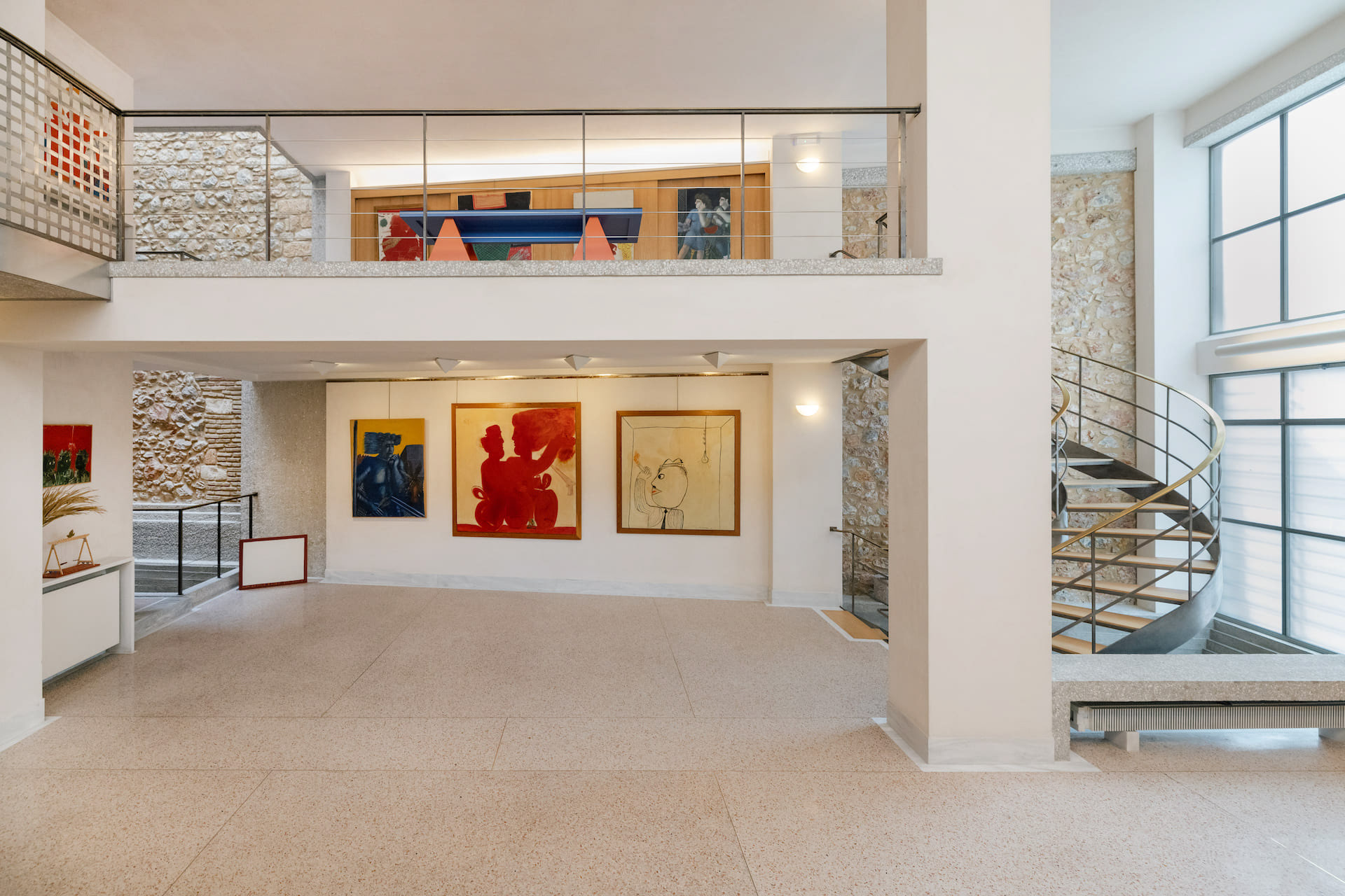 Vue intérieure du musée Alekos Fassianos Courtesy Alekos Fassianos Museum & Estate © Paris Tavitian