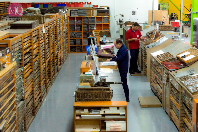 The rare book workshop.