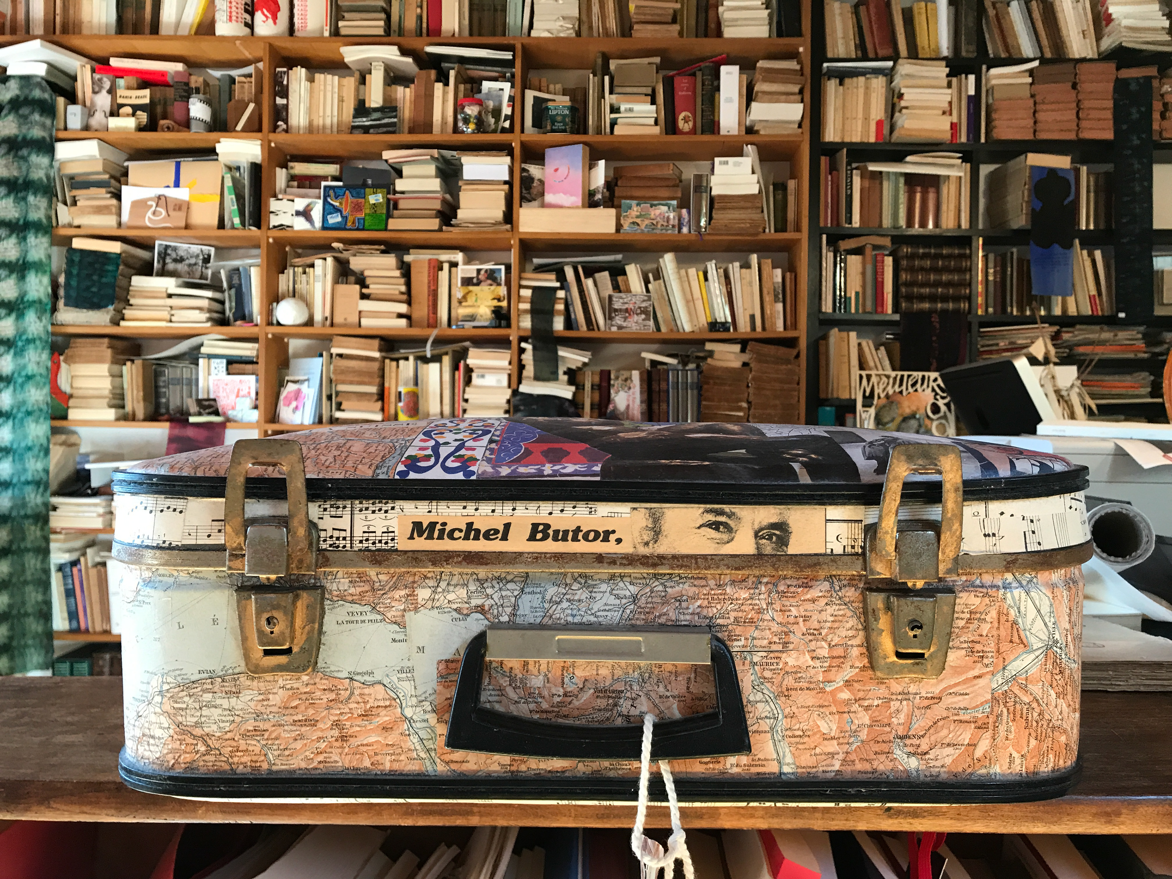 Bureau de Michel Butor © Archipel Butor