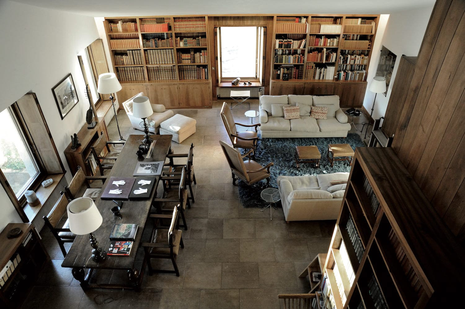 Bibliothèque Barjeantane © Fondation des Treilles - Dominique Laugé