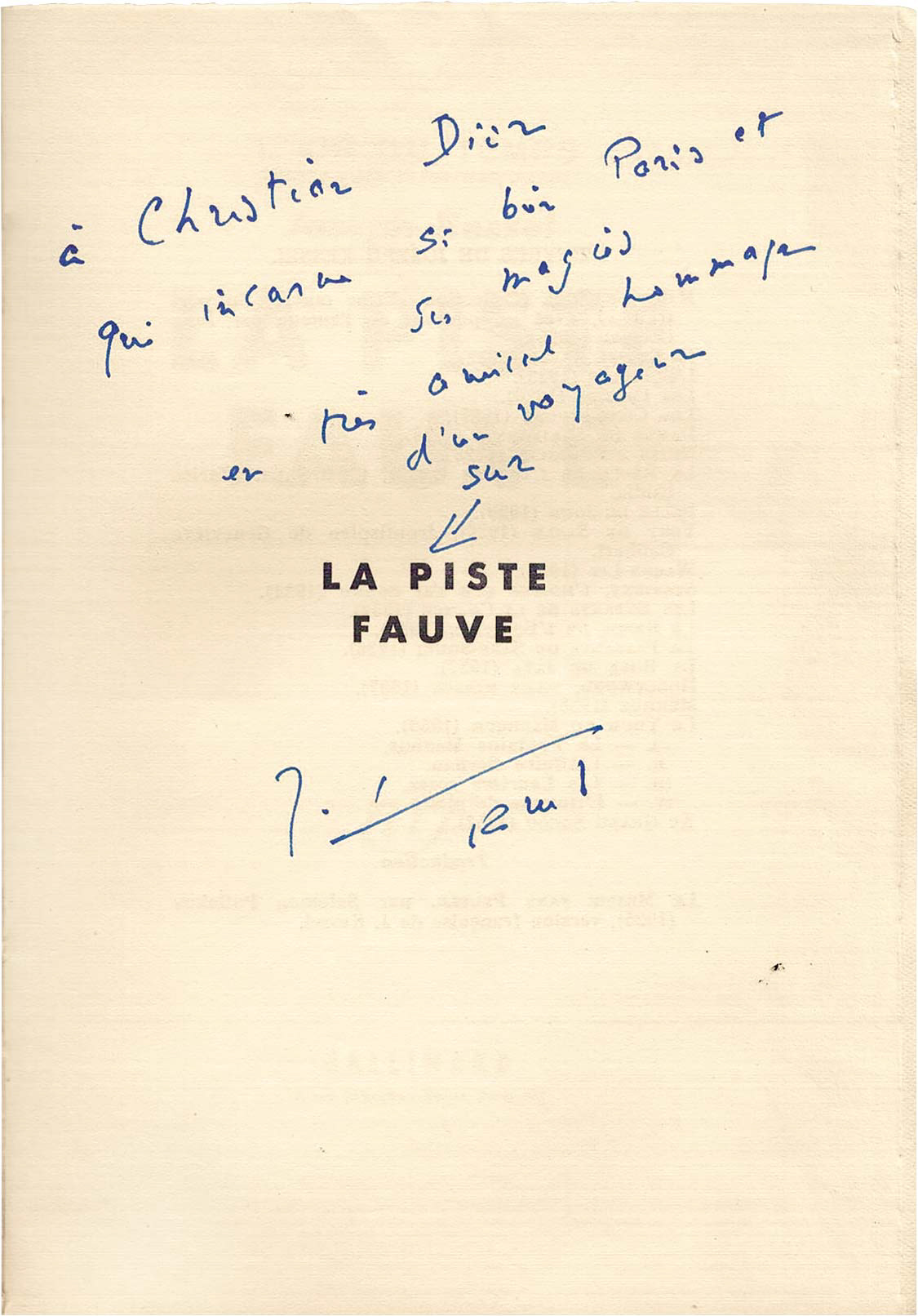 À LA SOUPE AUX LIVRES - ROSELYNE LAYAN - Joseph Kessel