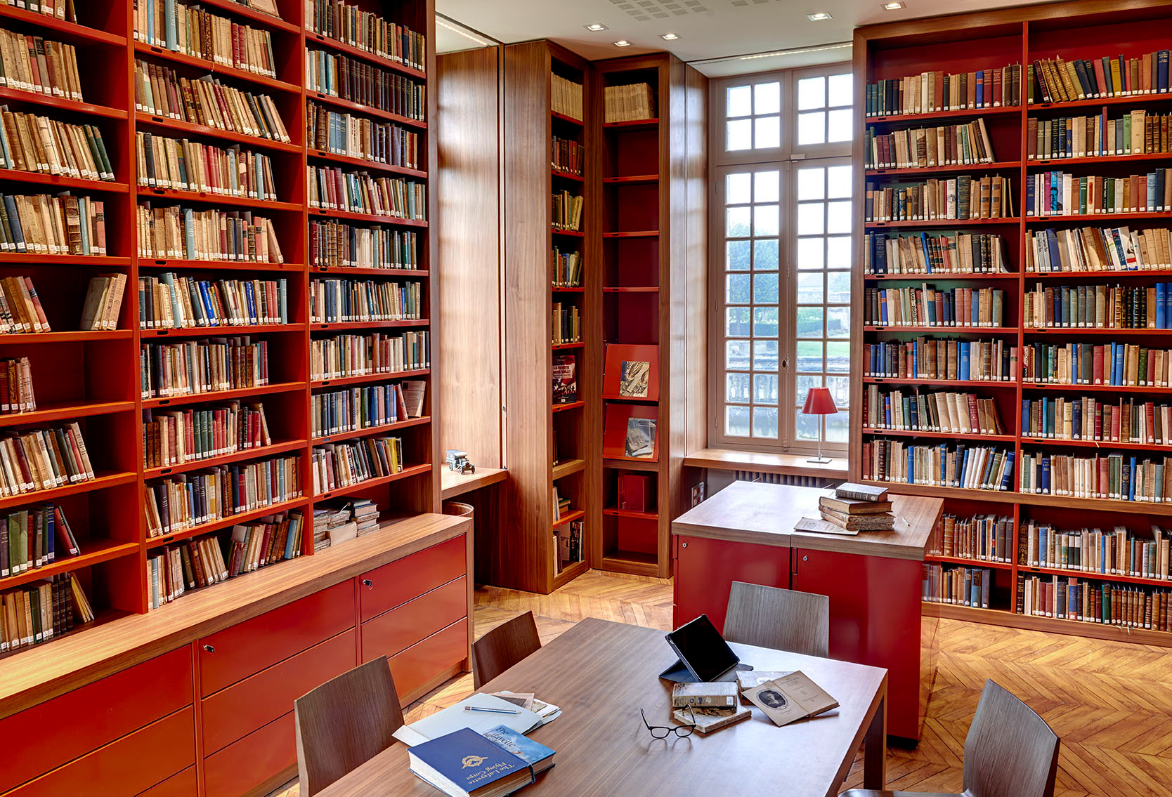Bibliothèque du musée Franco-Américain Musée Franco-Américain de Blérancourt © RMN – Grand Palais / Adrien Didierjean
