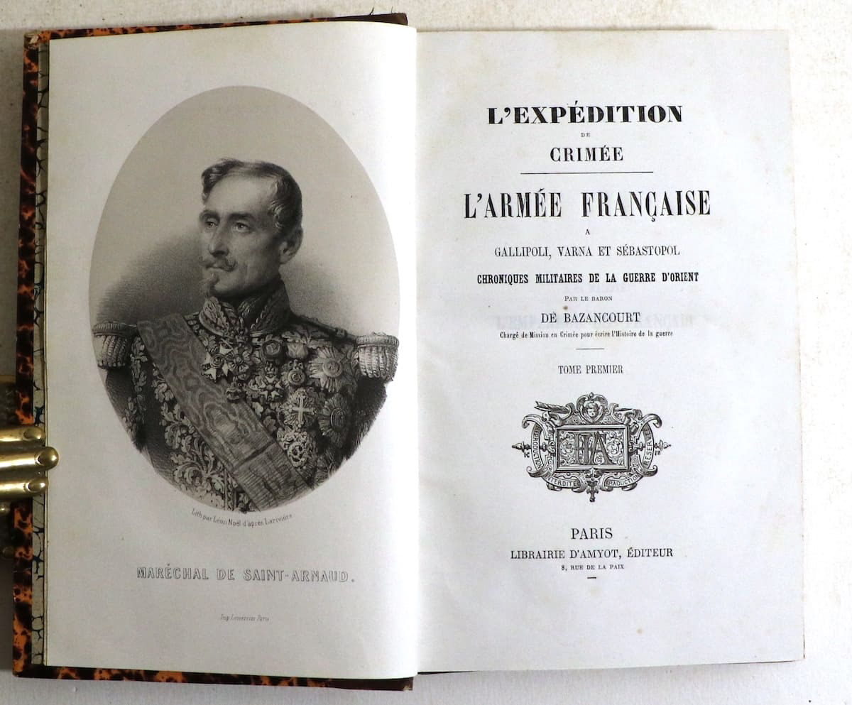 BAZANCOURT : L'expédition de Crimée (1860).
